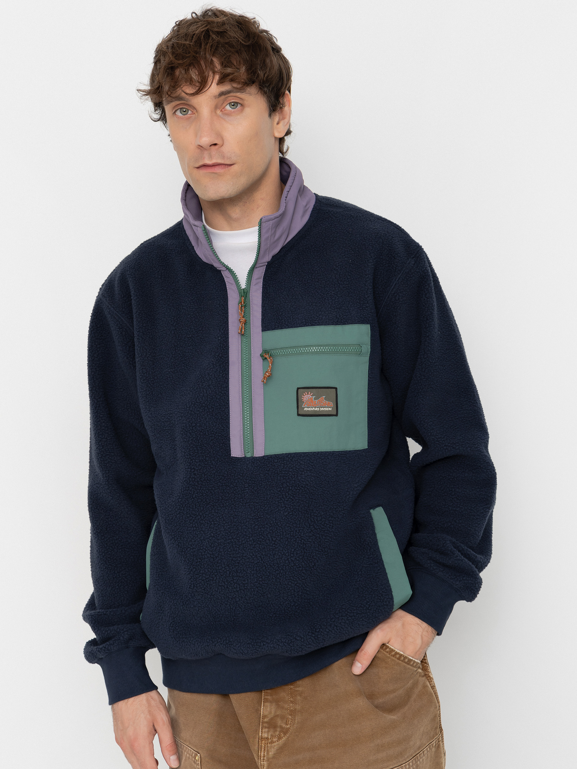 Pentru bărbați Hanorac din fleece Billabong Boundary Shore (grape leaf)