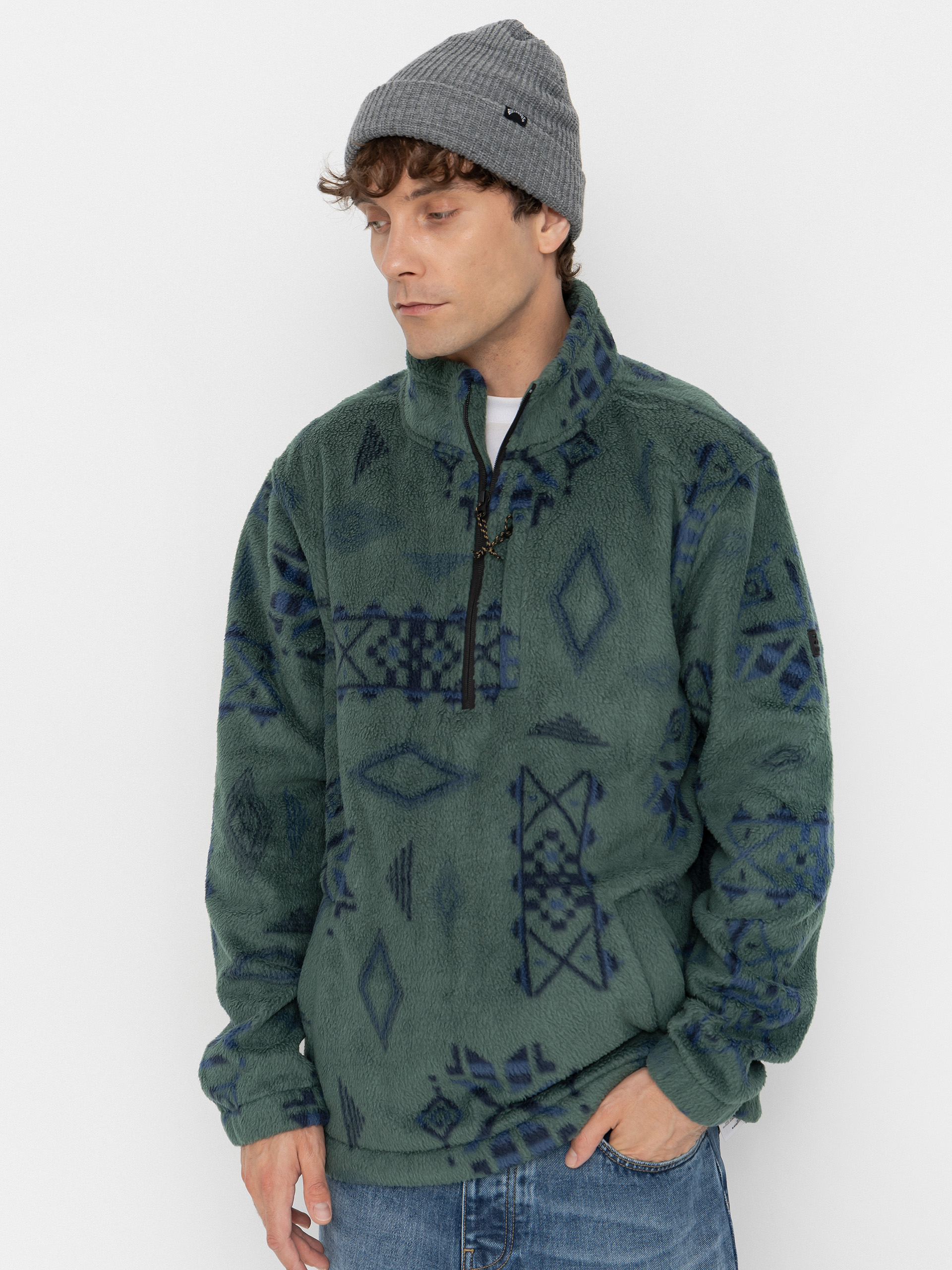 Hanorac din fleece Billabong Boundary Mock Neck