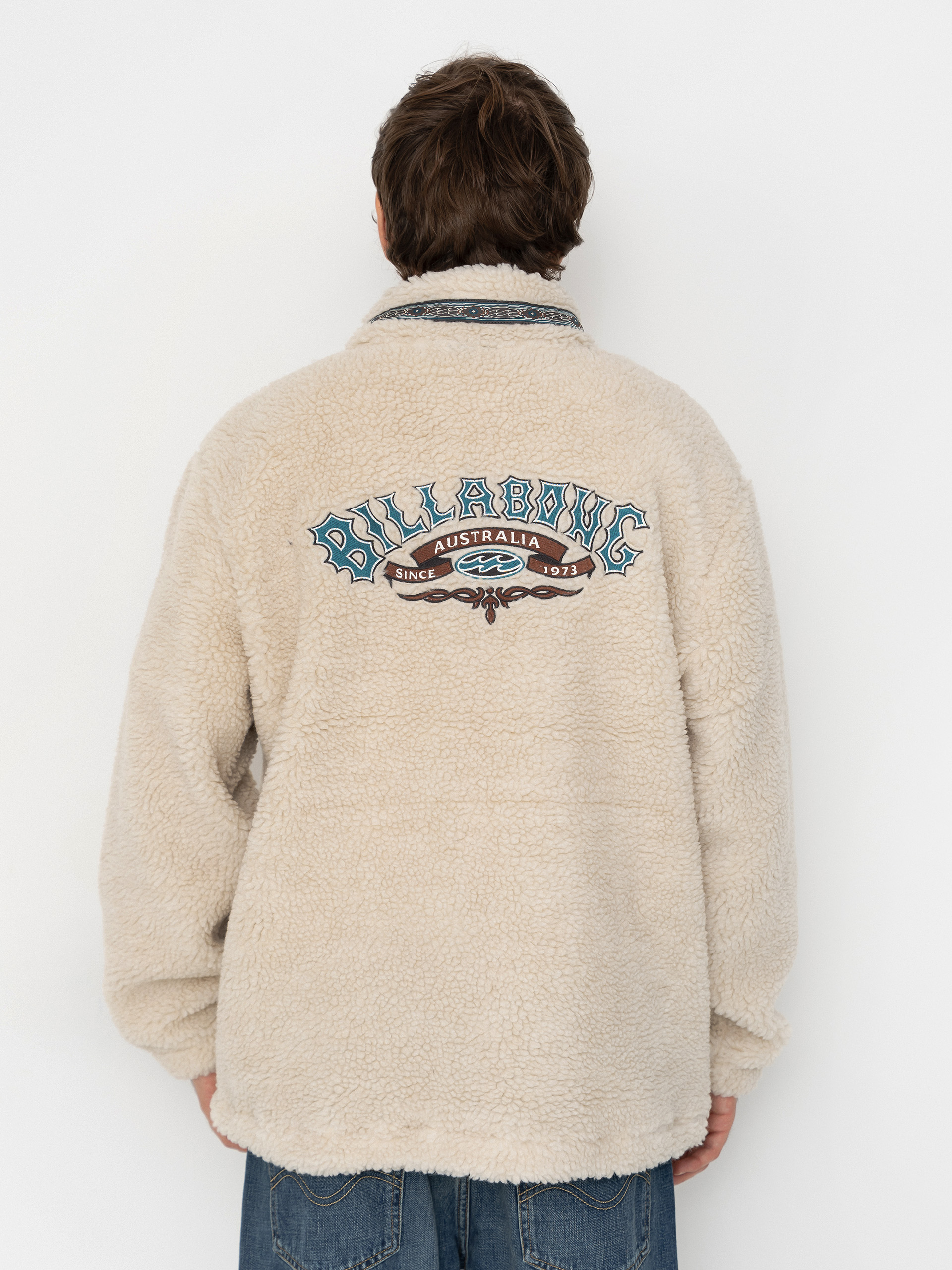 Pentru bărbați Hanorac din fleece Billabong Tombstone Half Zip (oatmeal)