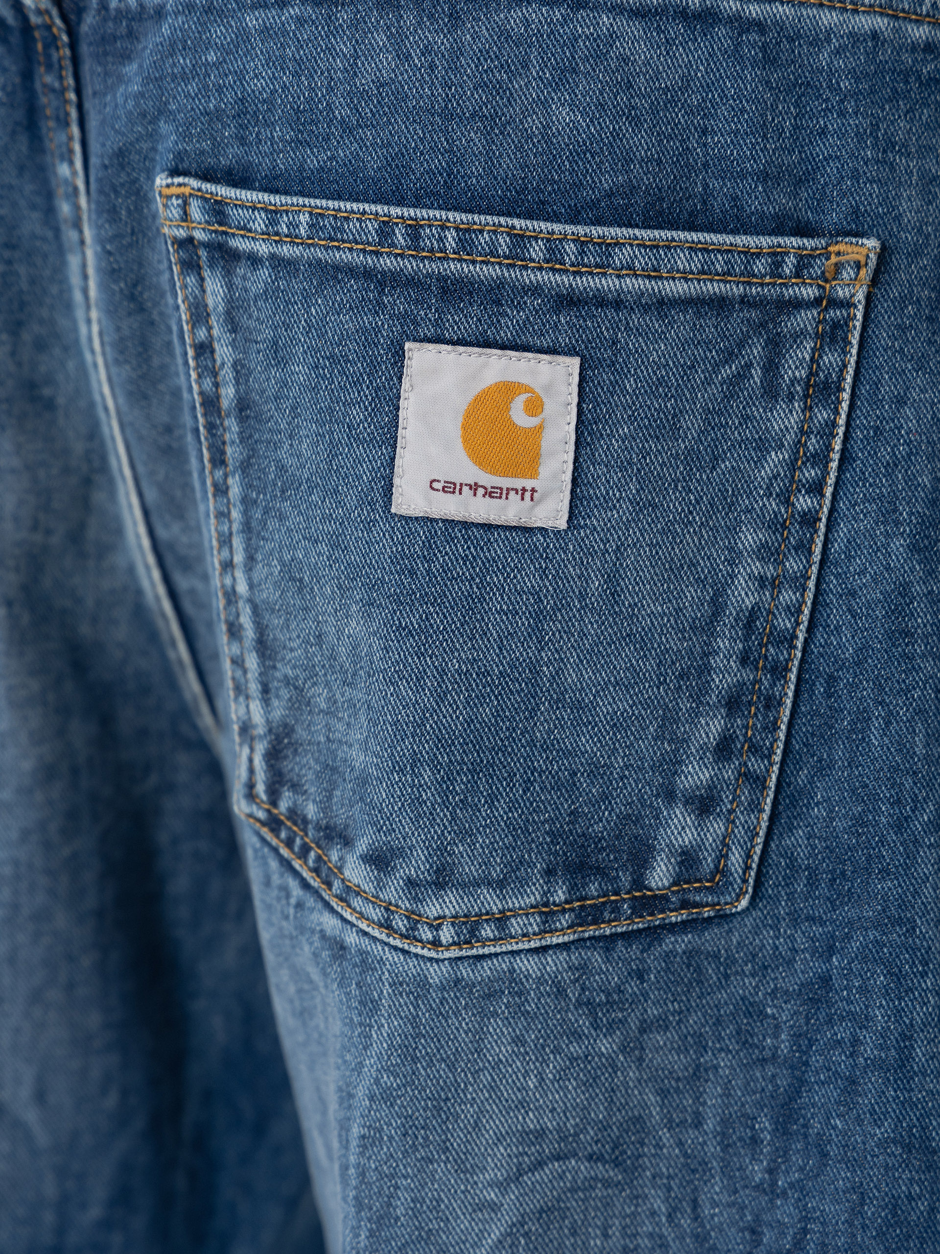 Pantaloni Carhartt WIP Newel (blue/marble used wash)