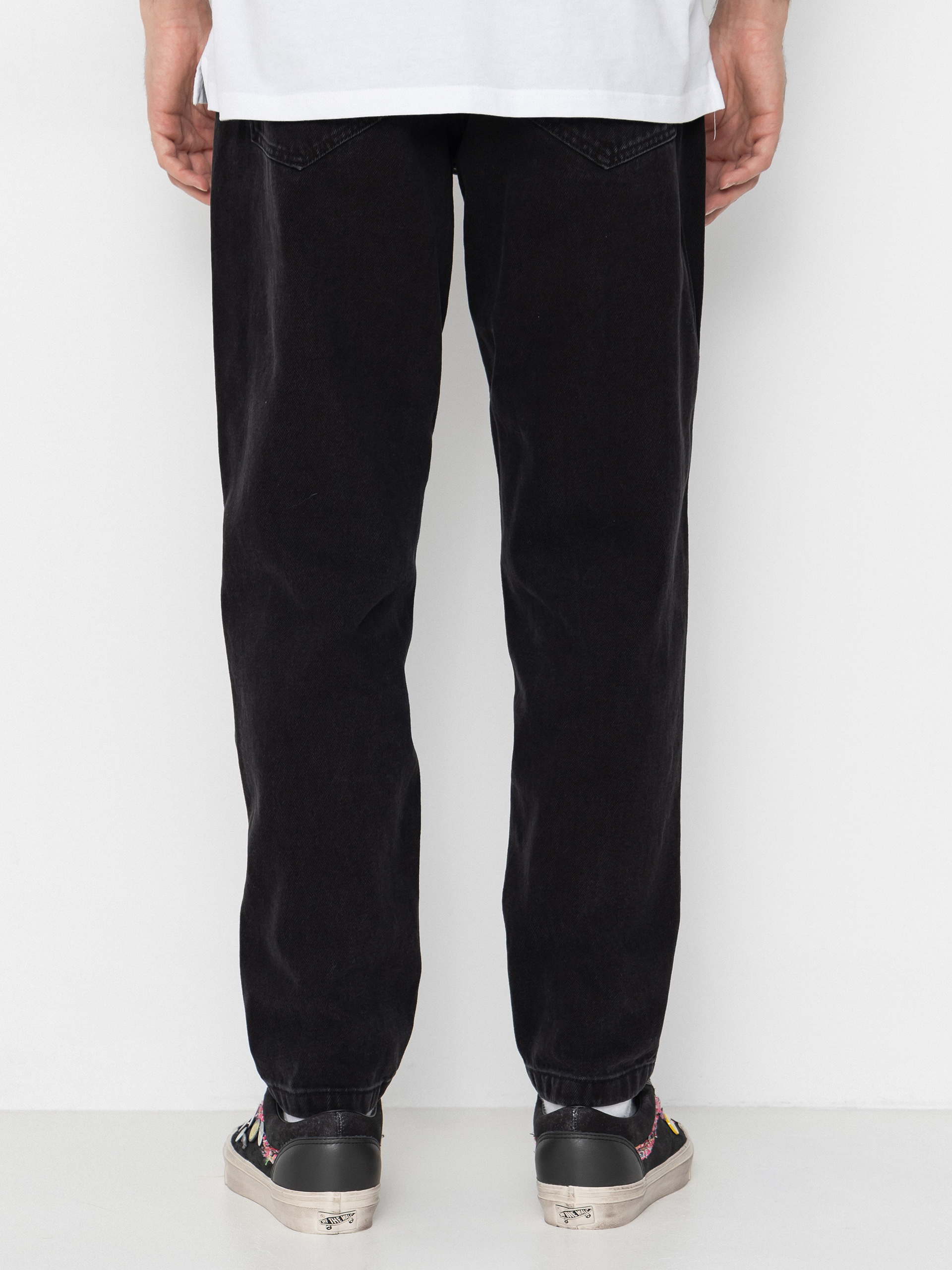 Pantaloni Karl Kani Small Signature Tapered Five Pocket Denim (black)