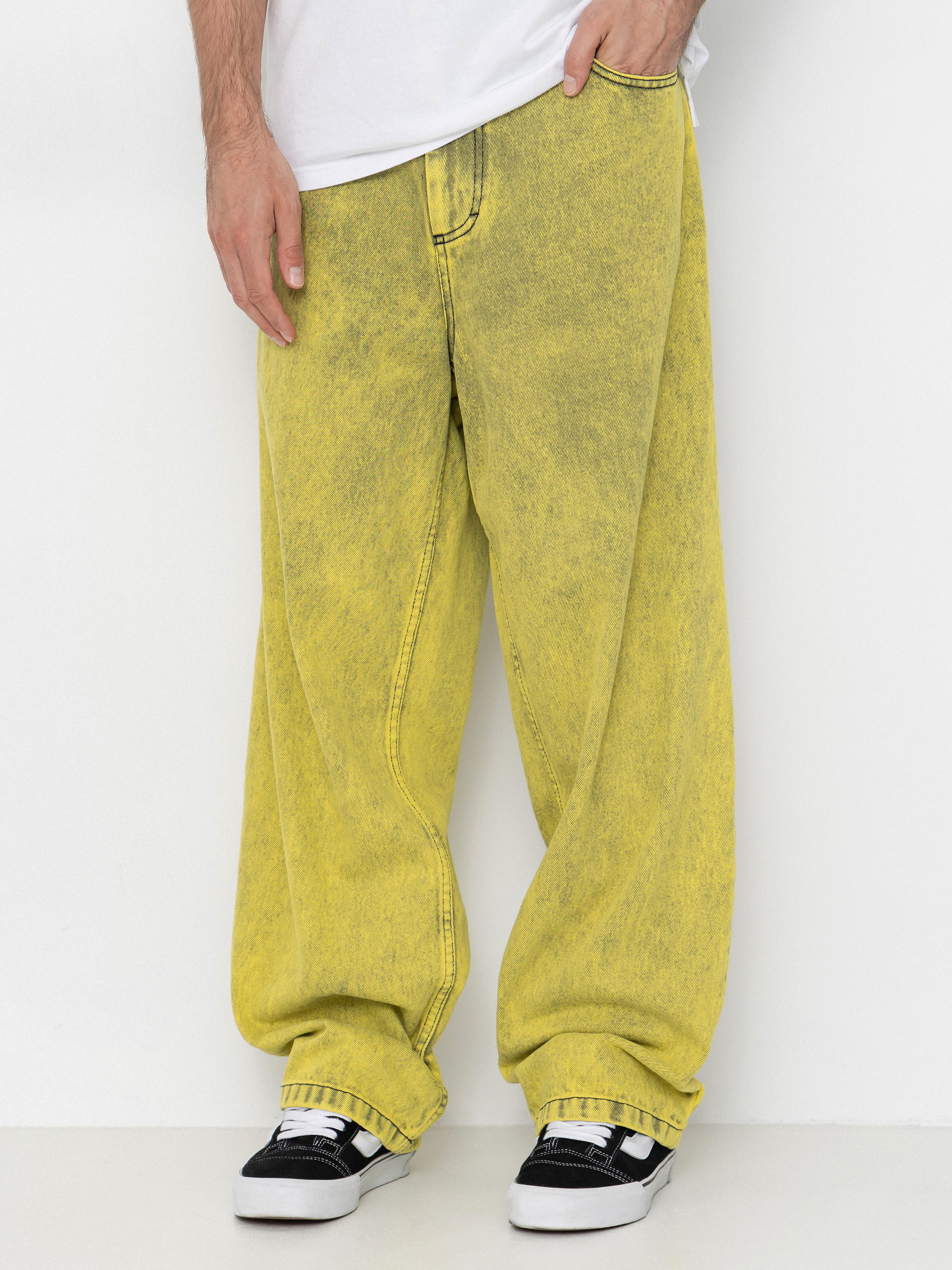 Pantaloni Polar Skate Big Boy Demon Child (lemon black)