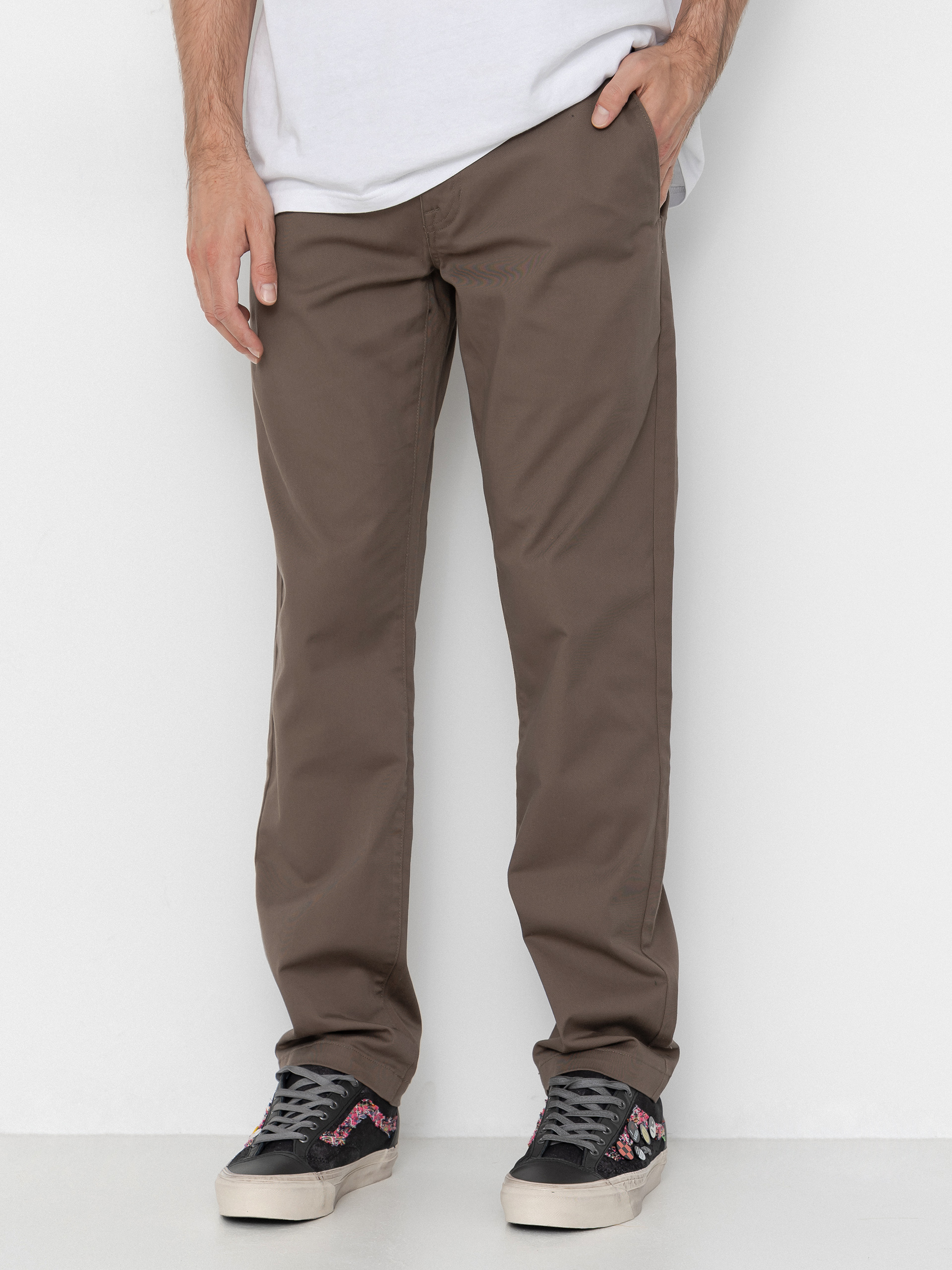 Pantaloni Volcom Frickin Modern Stret (mushroom)