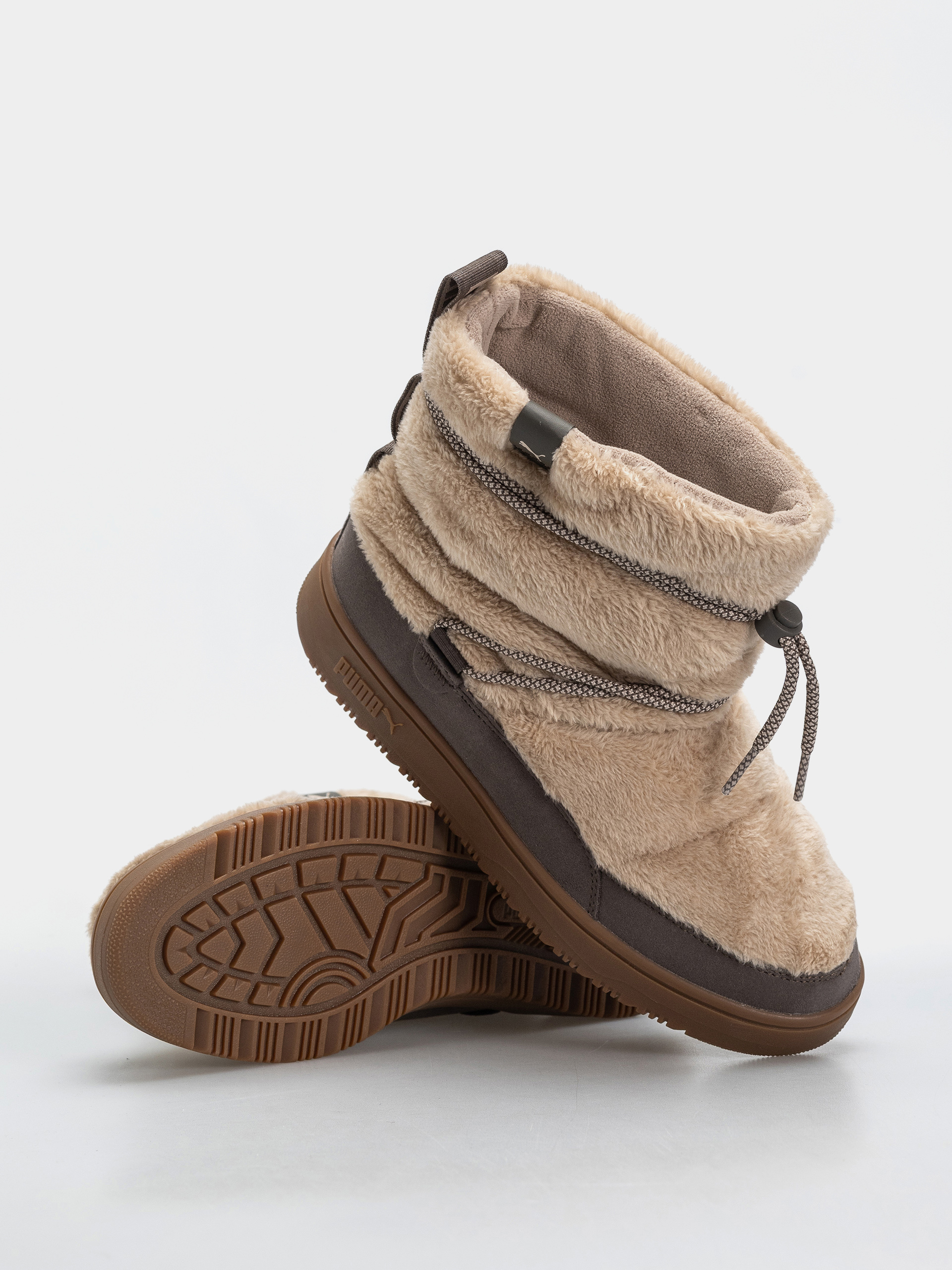 Pantofi Puma Snowbae Suede Wmn (birch/matte bronze)