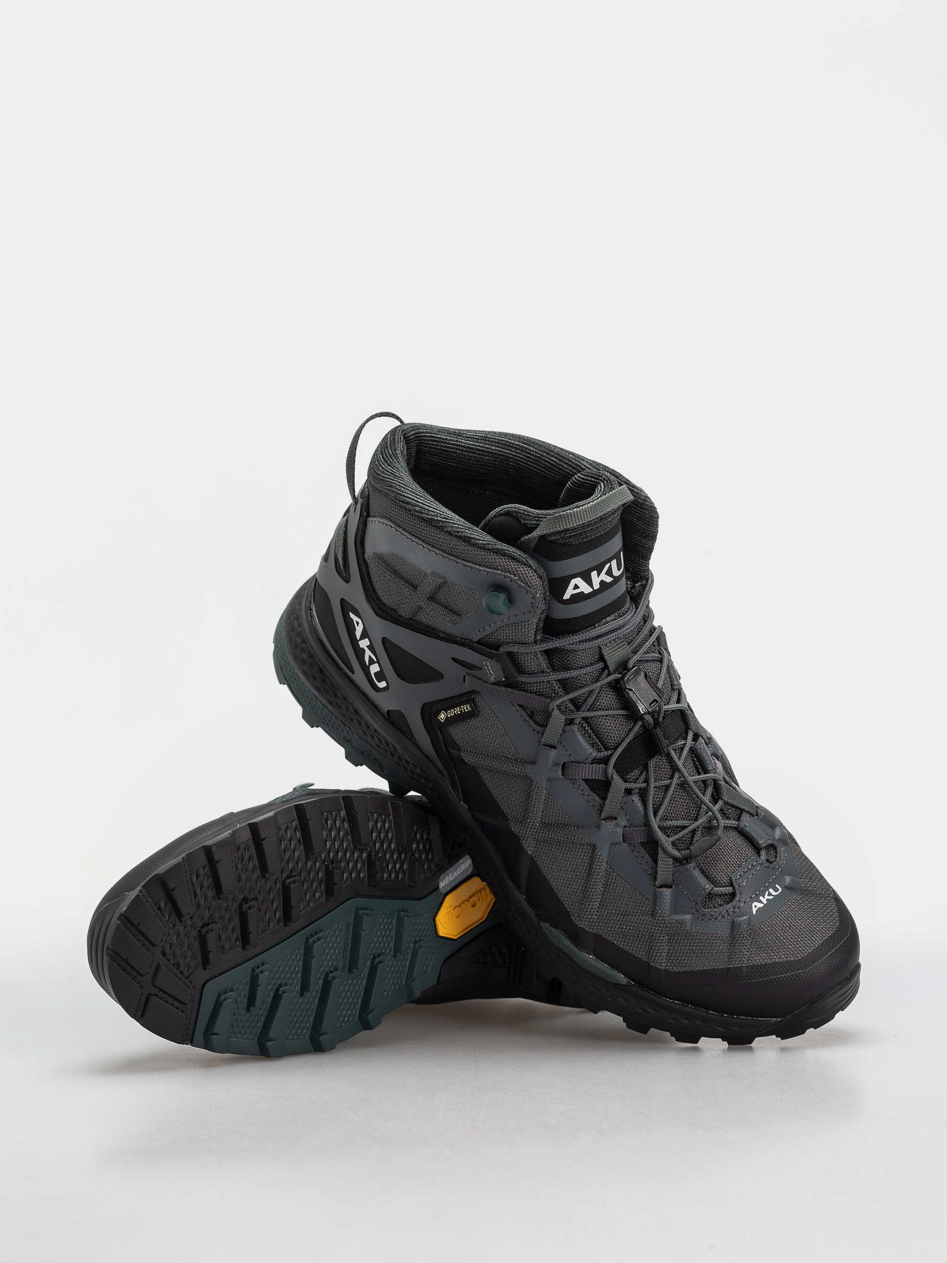 Pantofi AKU Rocket Mid GTX (grey/green)