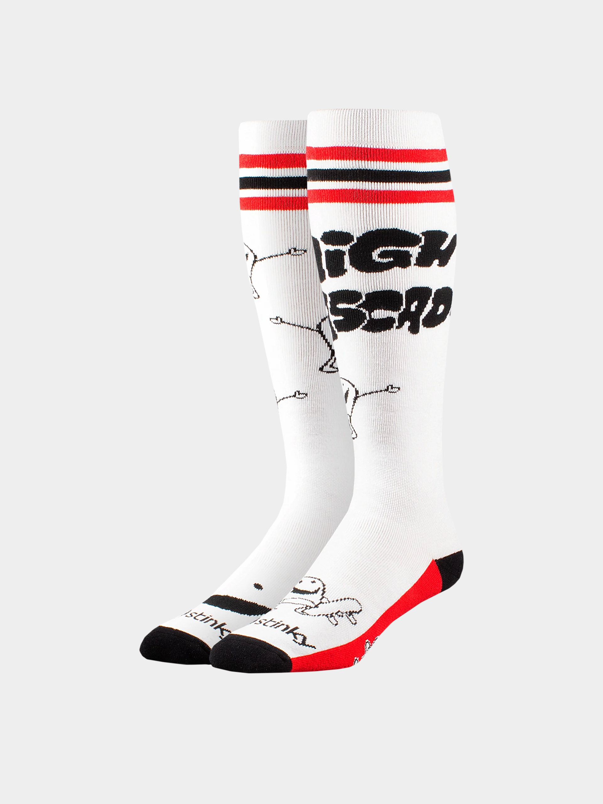 Șosete Stinky Socks Hcsc X Stinky 2.0 (white/red)