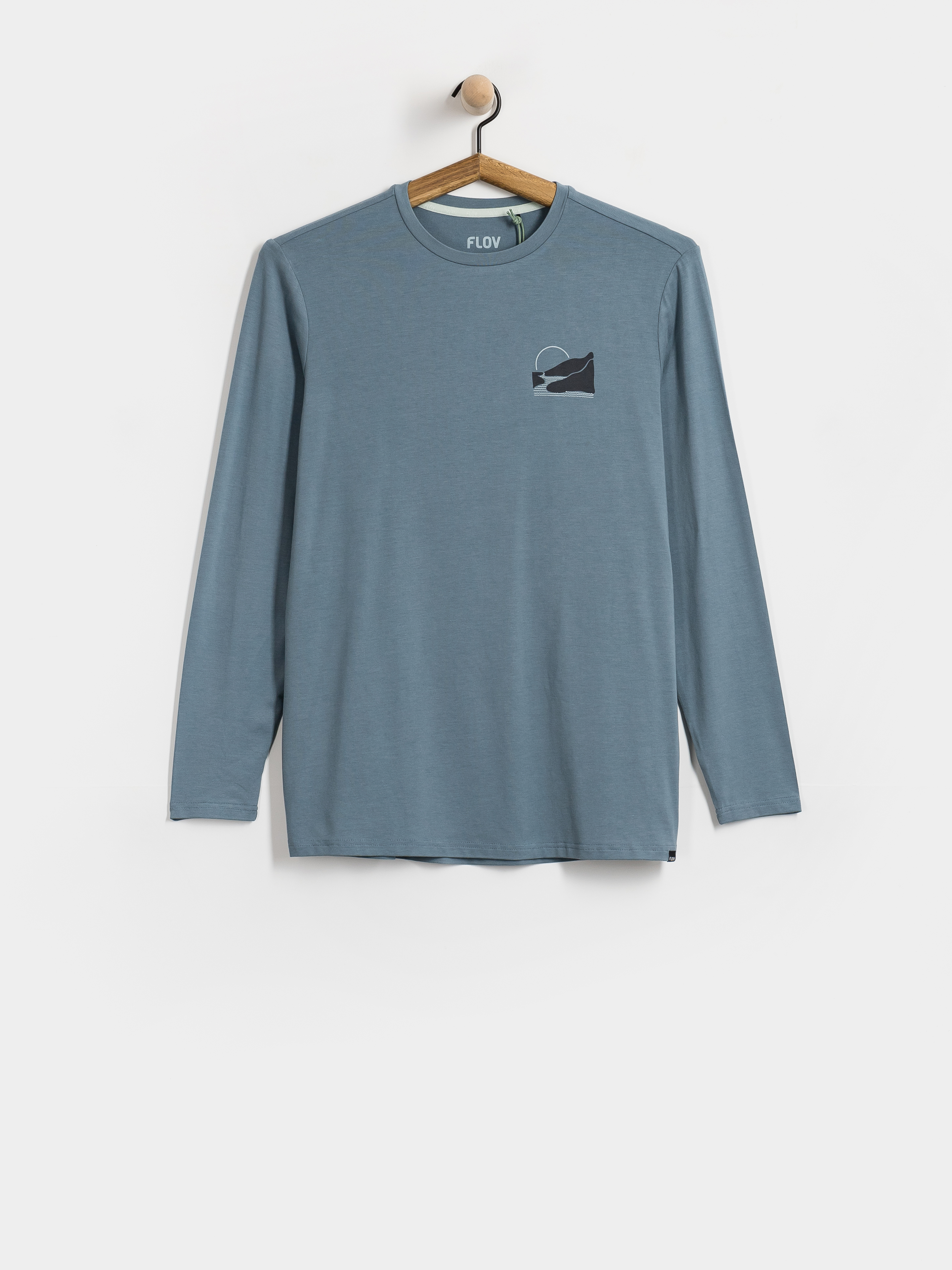 Longsleeve FLOV Perris (blue/light grey)