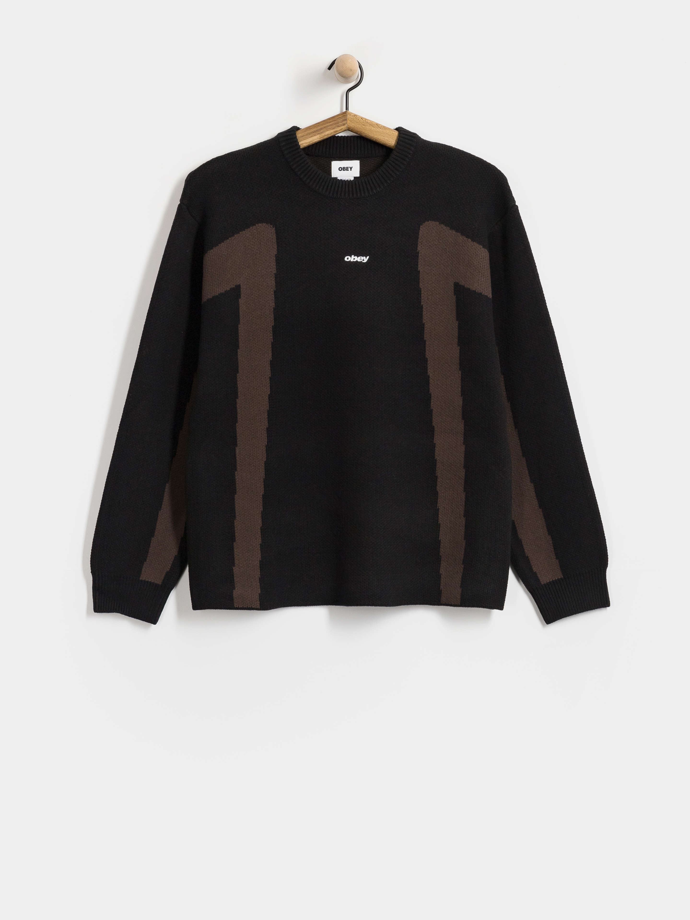 Pulover OBEY Brann (digital black multi)