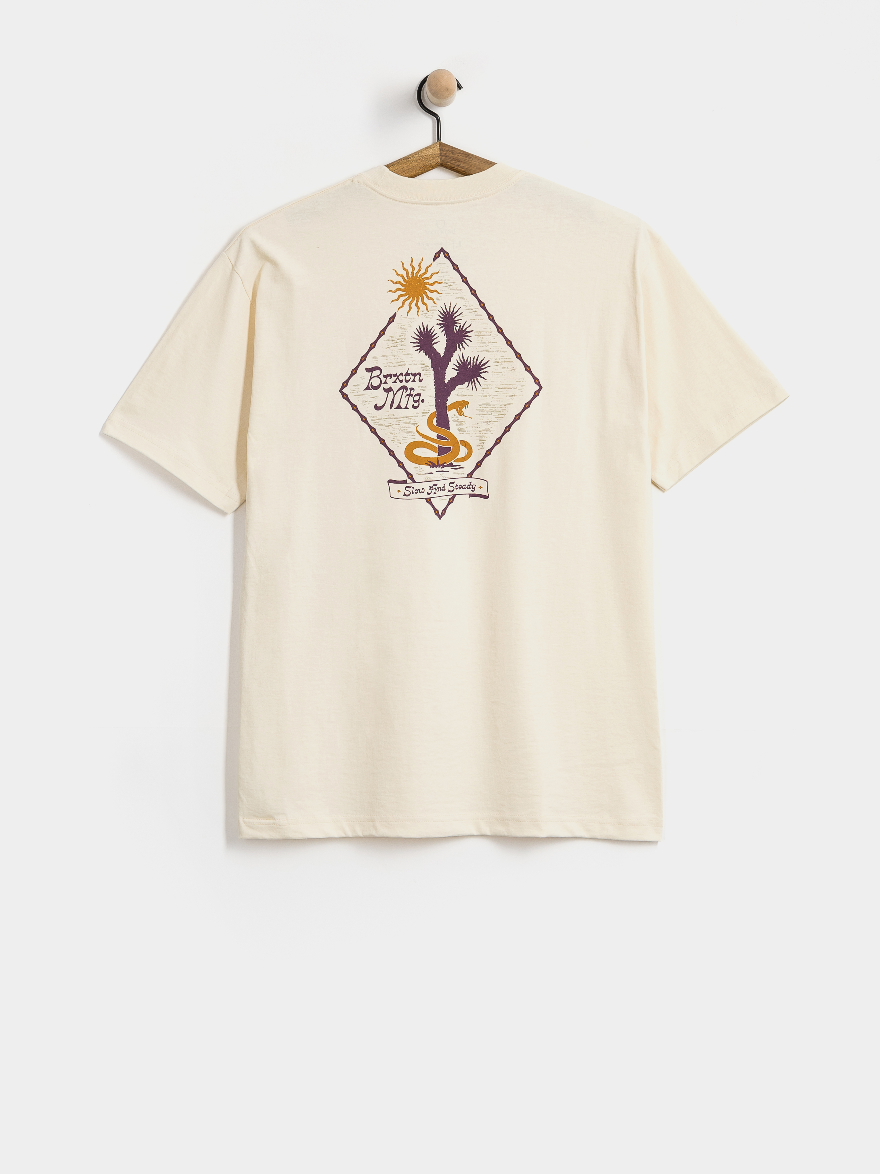 Tricou Brixton Steady Stnd (cream)