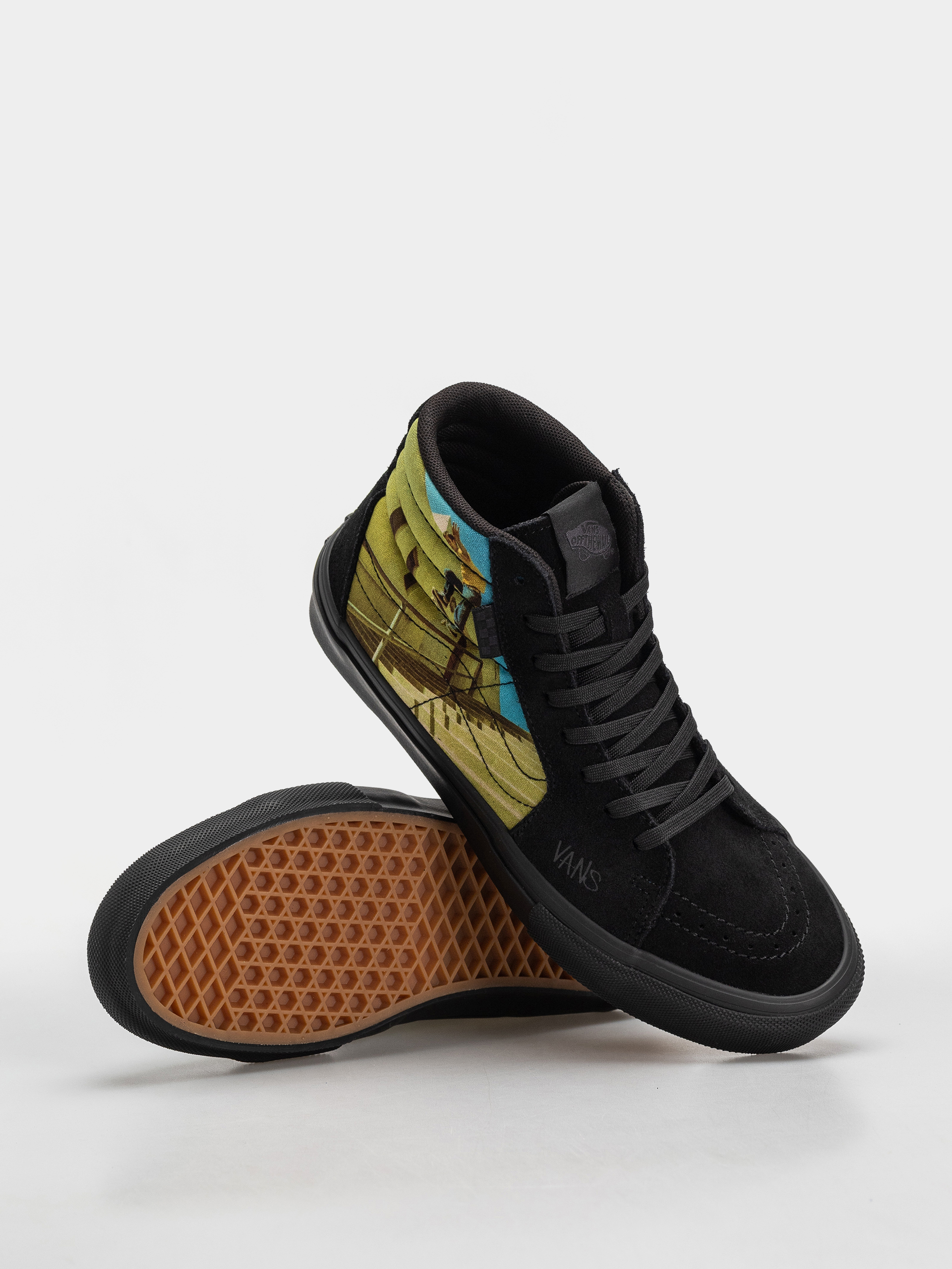 Pantofi Vans Skate Sk8 Hi (black/multi)