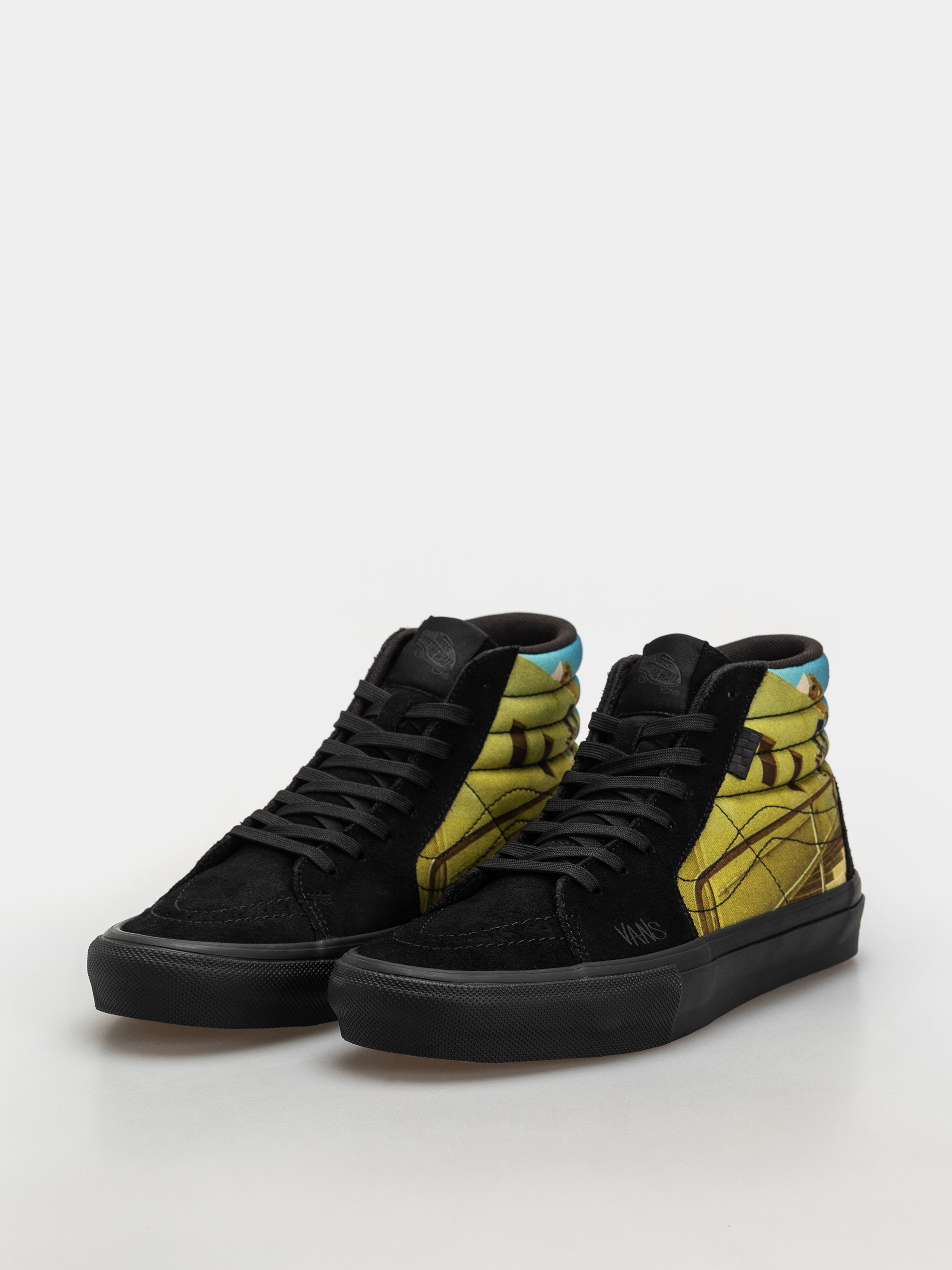 Pantofi Vans Skate Sk8 Hi (black/multi)