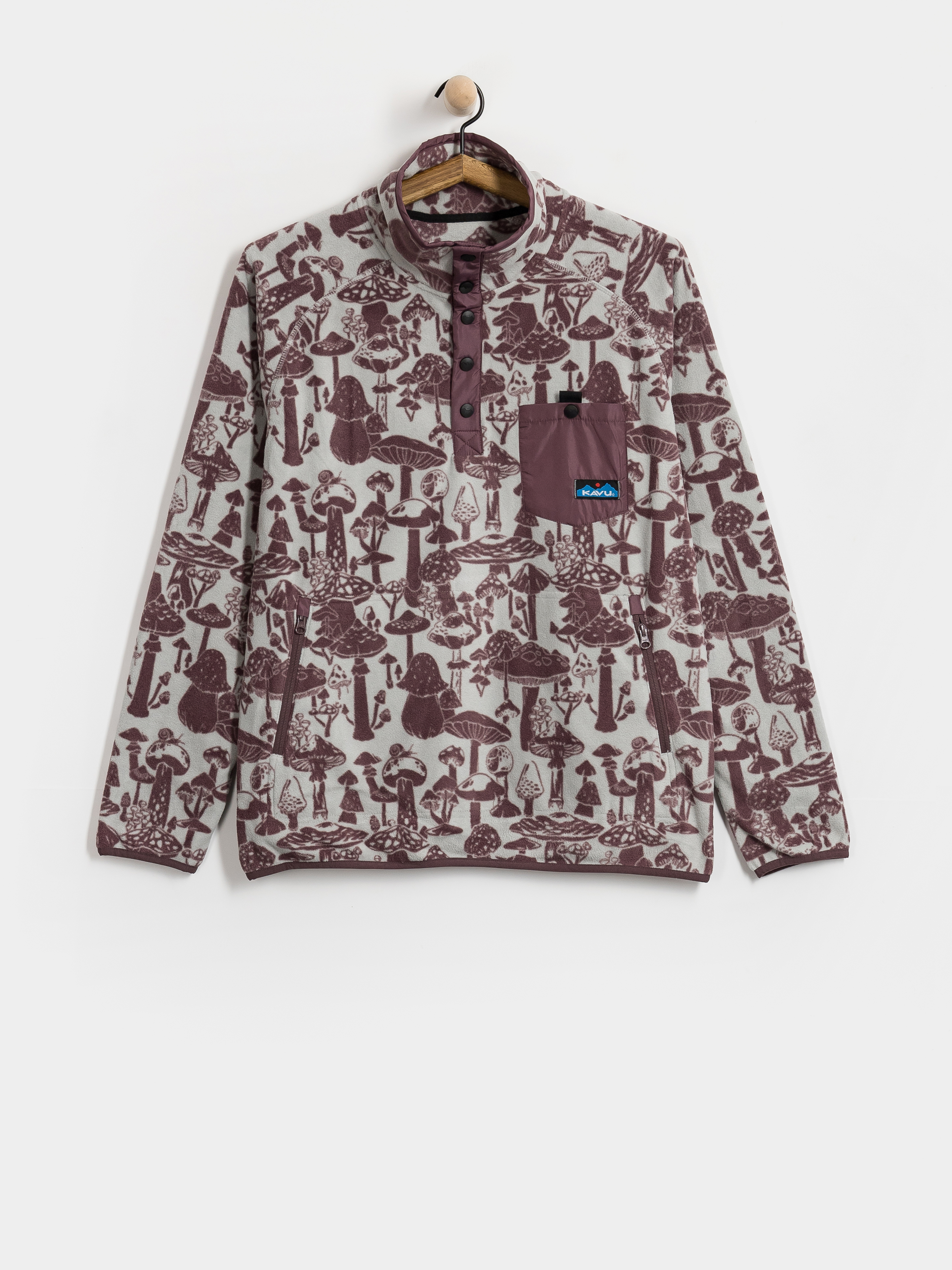 Hanorac din fleece Kavu Teannaway (lunar shroom)