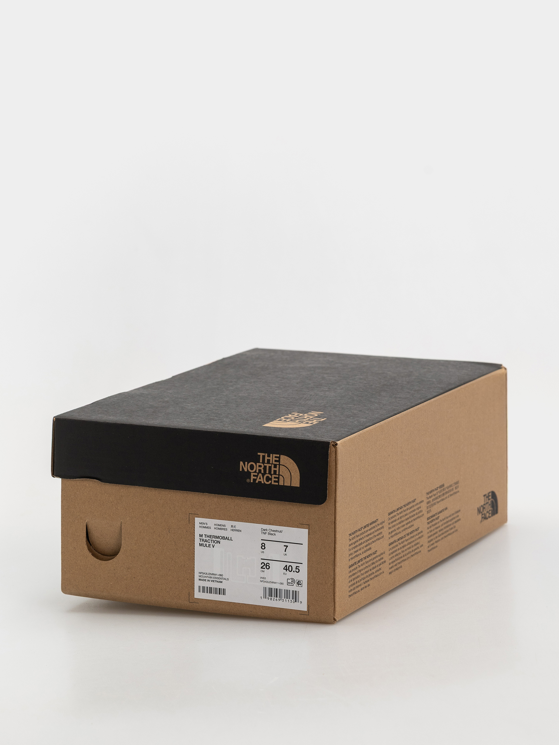 Pantofi The North Face Thermoball Traction Mule V (dark chestnut/tnf black)
