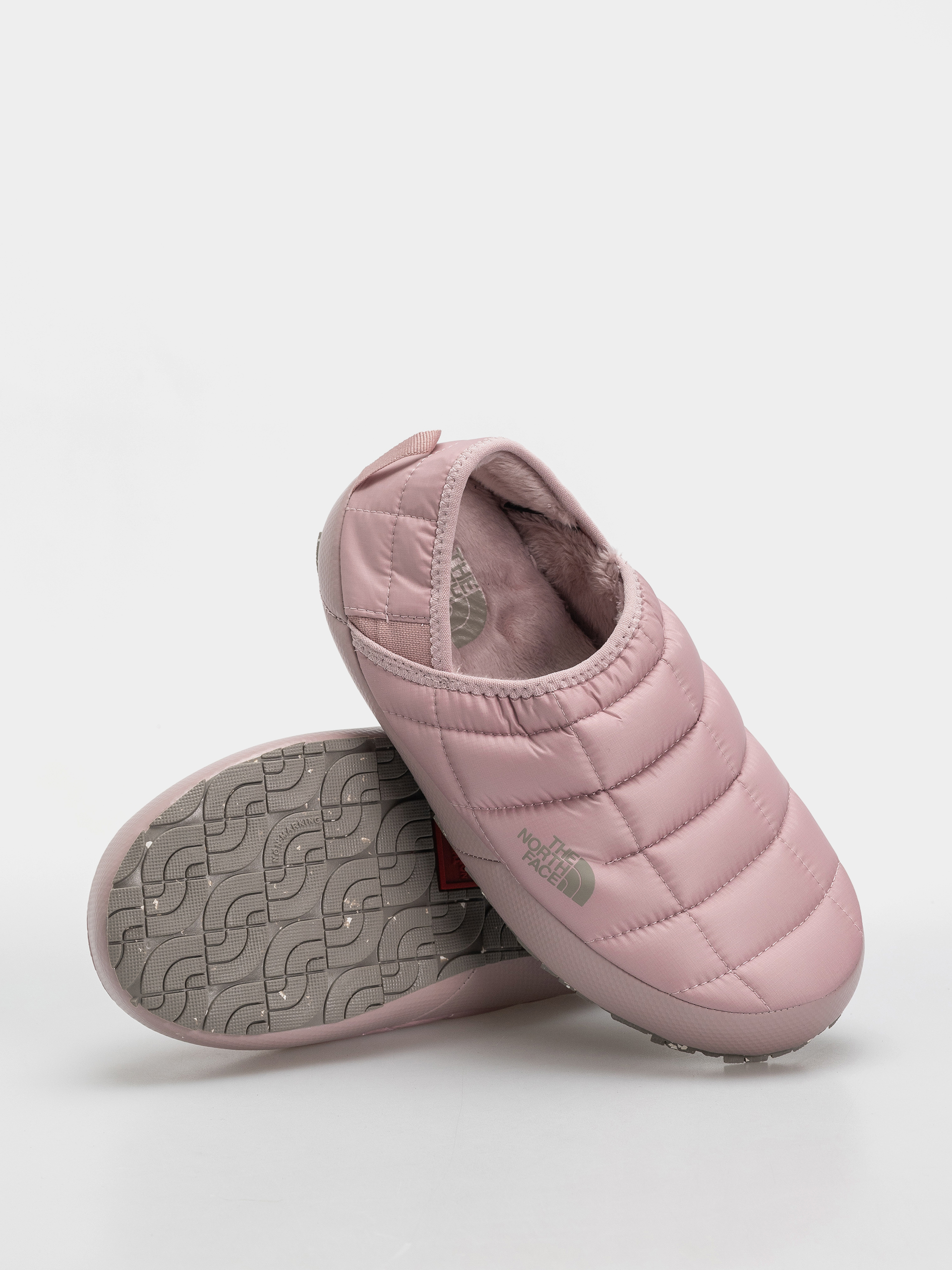 Pantofi The North Face Thermoball Traction Mule V Wmn (metal pink/stone slab)