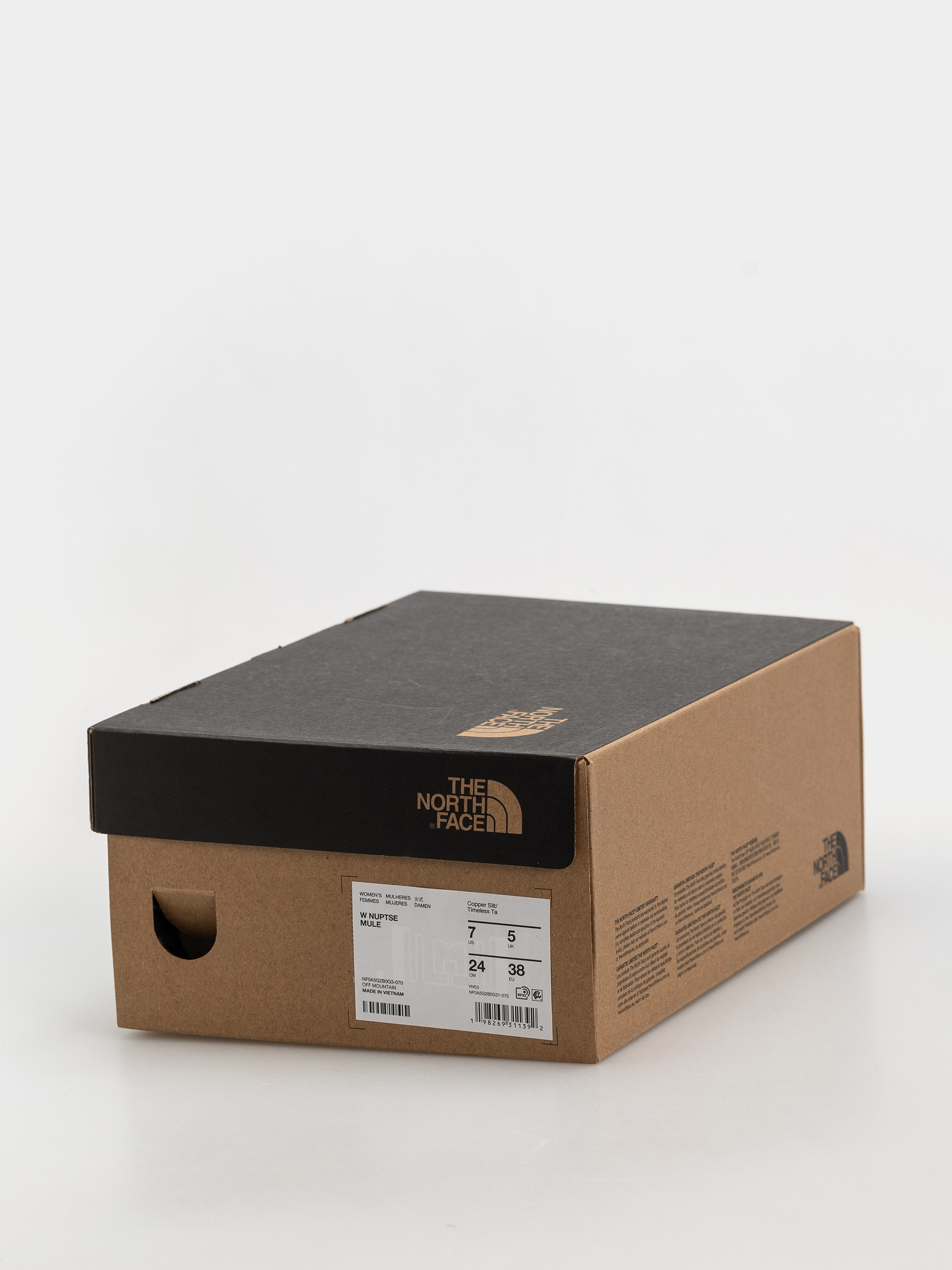 Pantofi The North Face Nuptse Mule Wmn (copper silt/timeless ta)