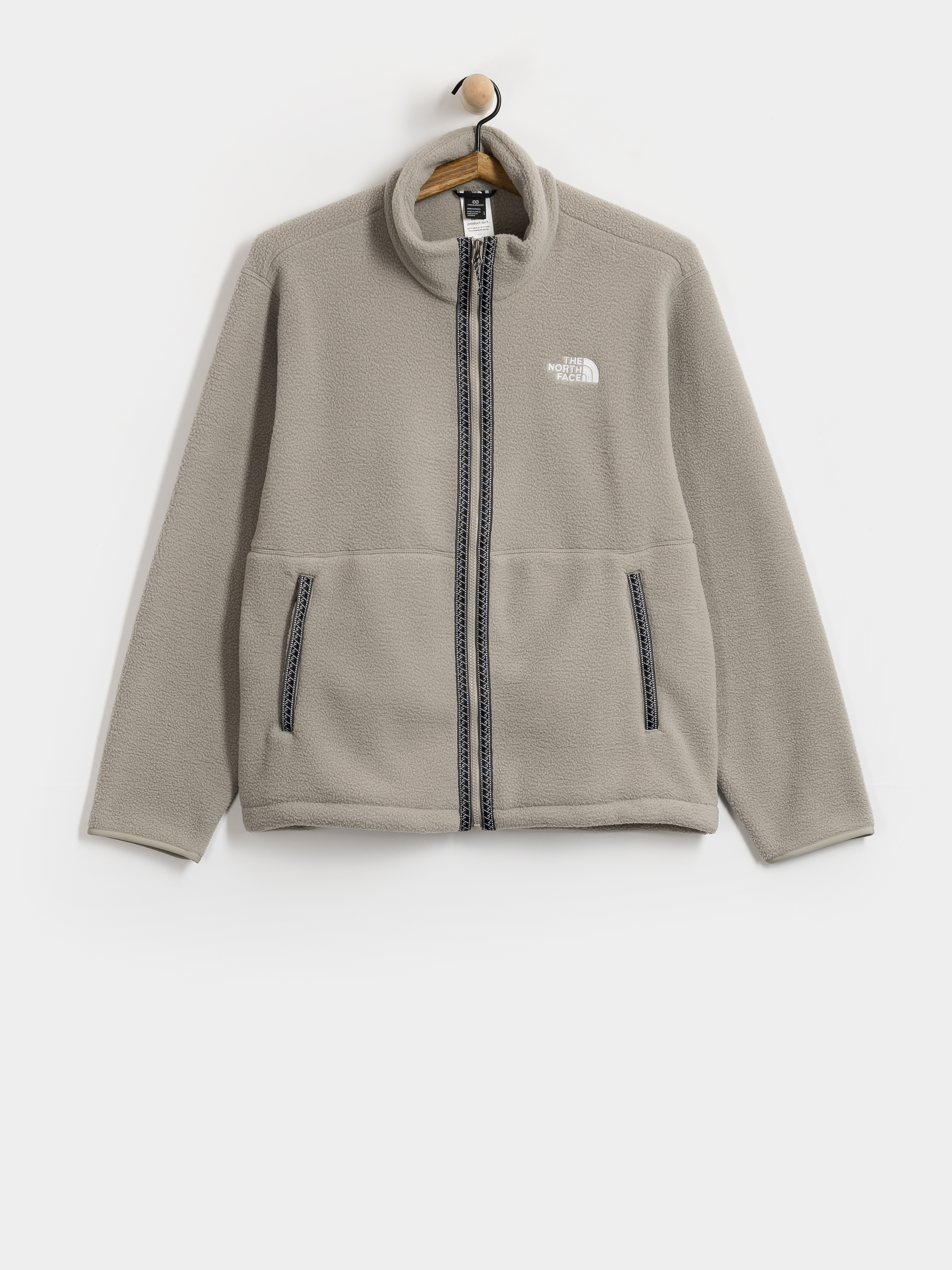 Hanorac din fleece The North Face Fleeski (stone slab)