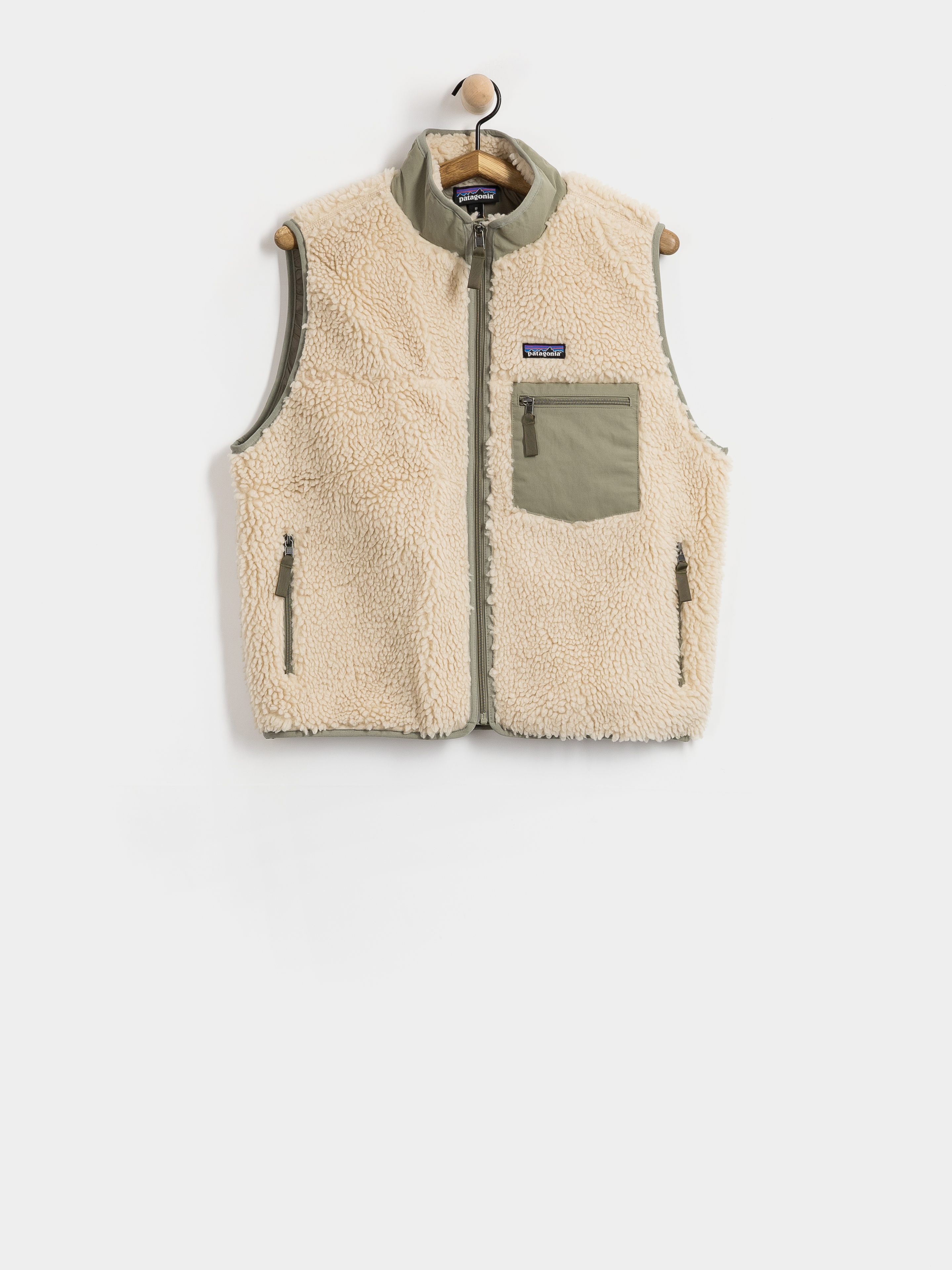 Vestu0103 Patagonia Classic Retro X Wmn (dark natural w/river rock green)