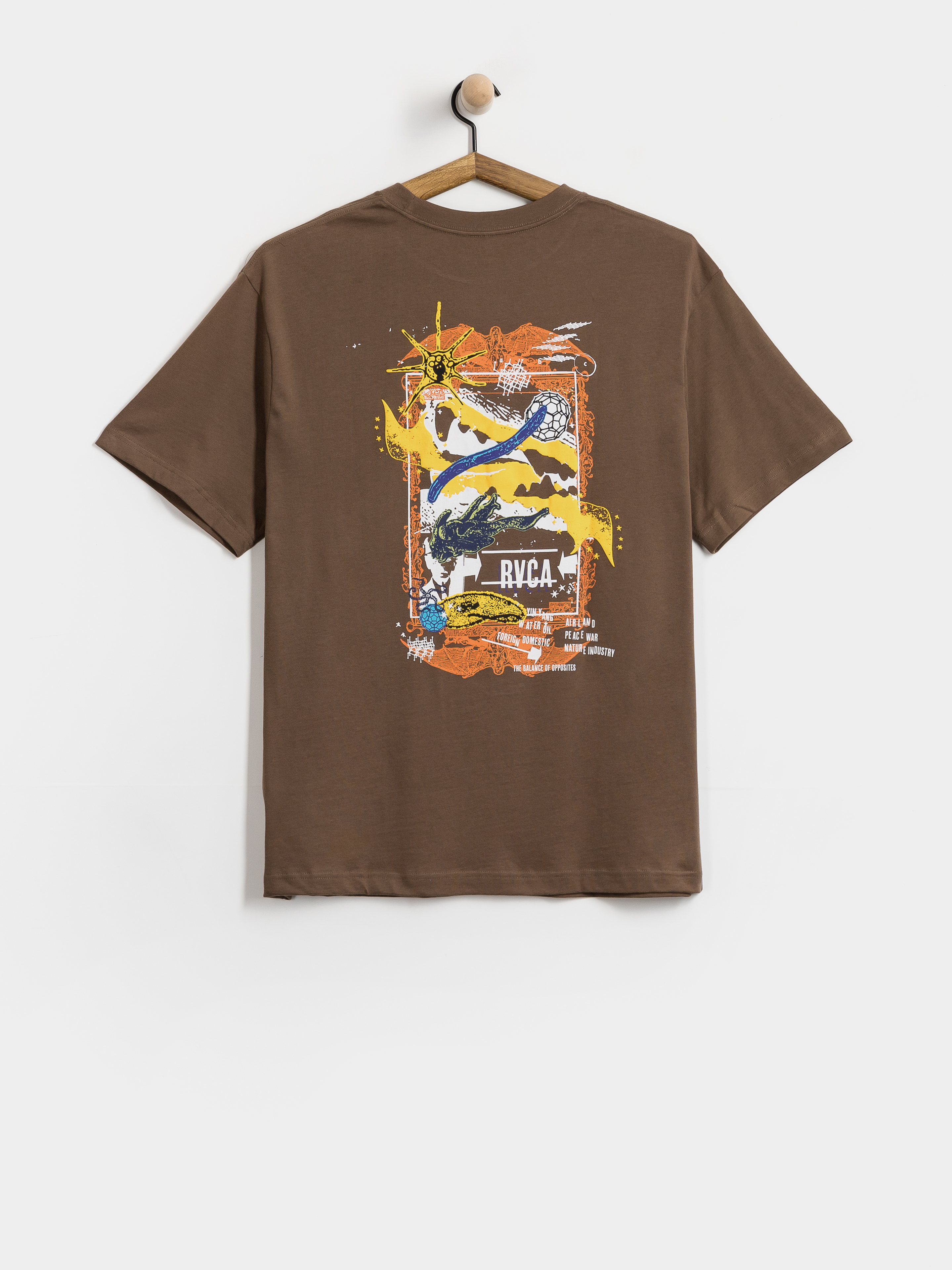 Tricou RVCA Rvca Mash Up (wood)