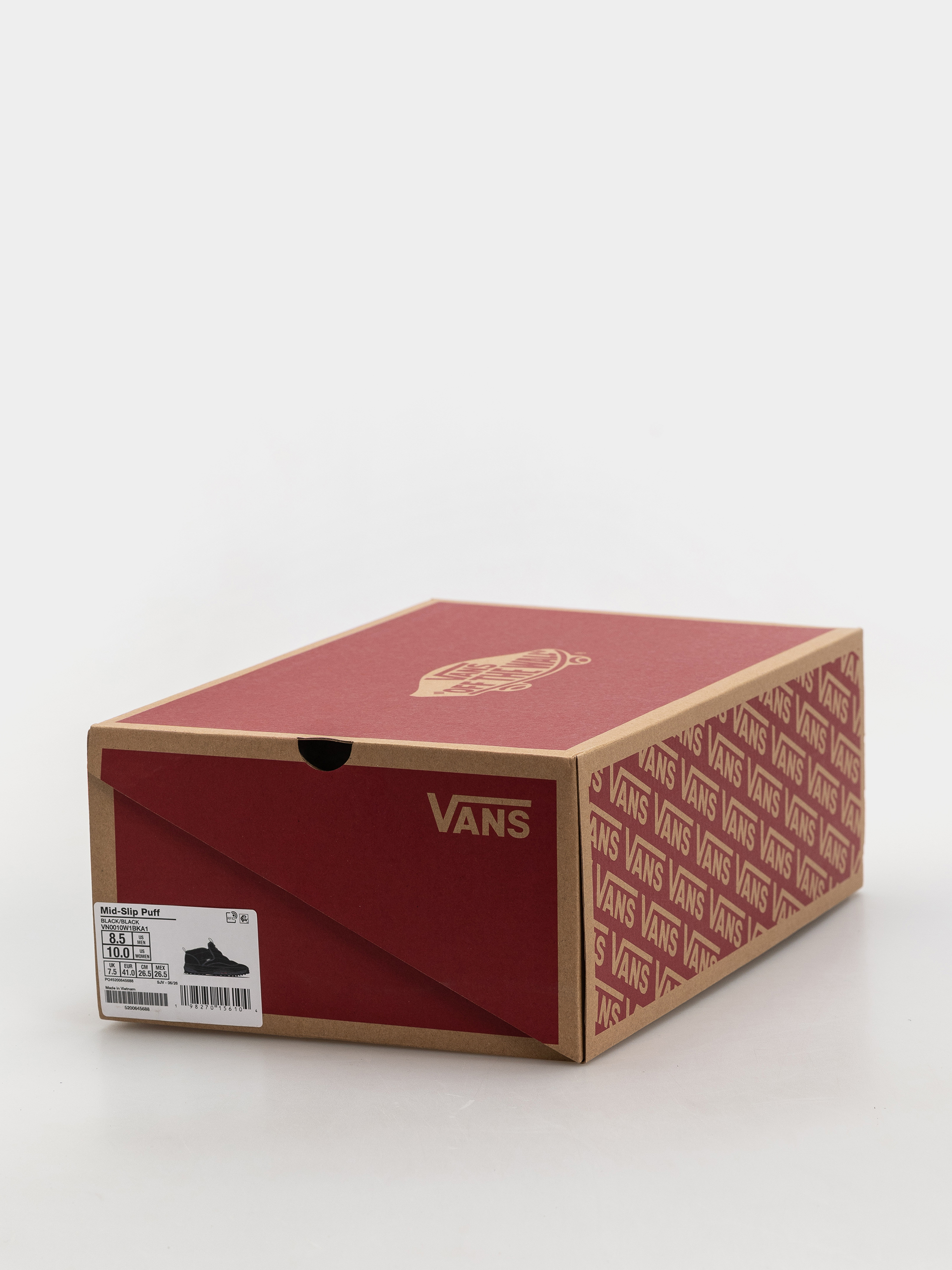 Pantofi Vans Mid Slip Puff (black/black)