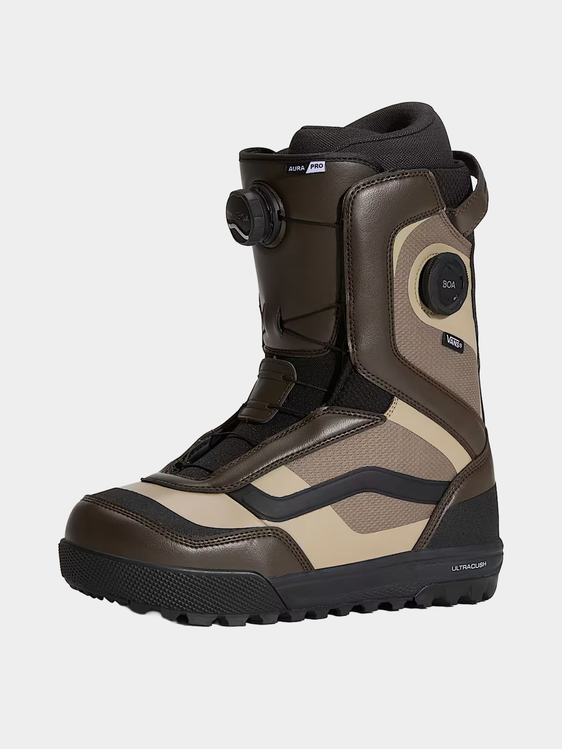 u00cencu0103lu021bu0103minte pentru snowboard Vans Aura Pro 2.0 (coal brown)