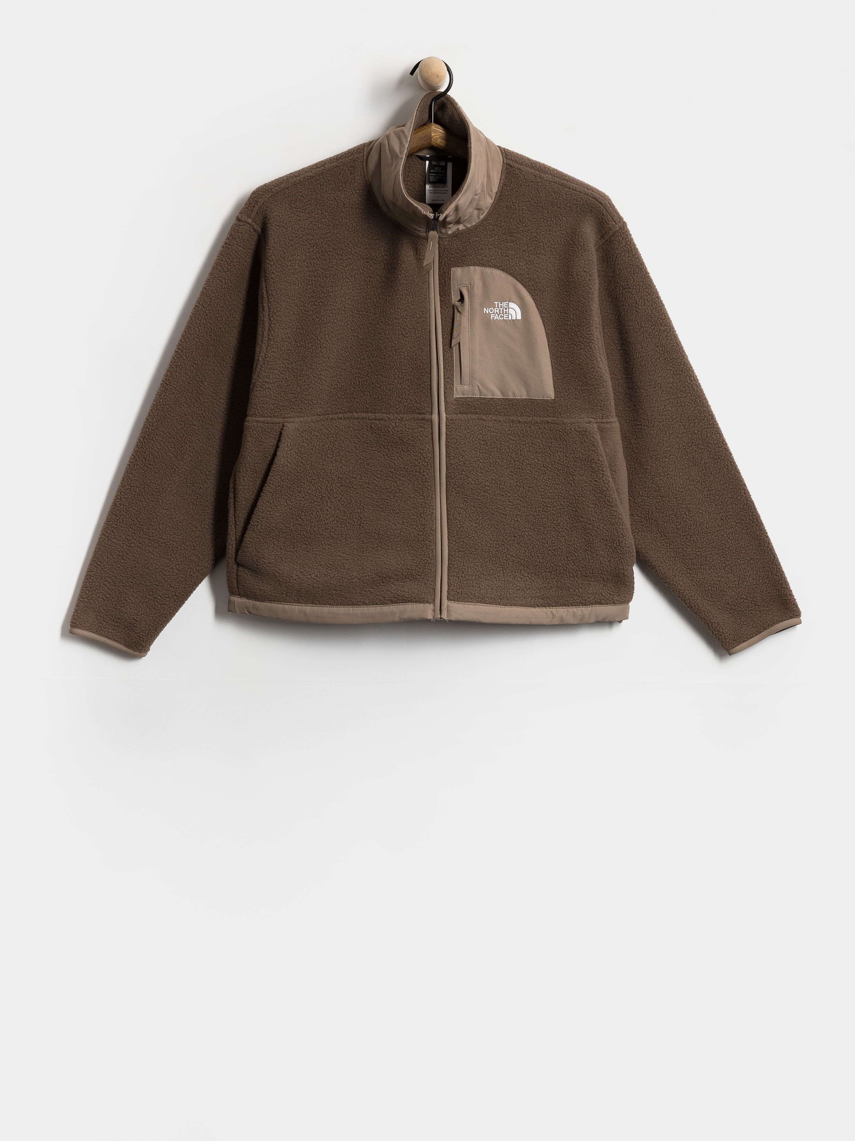 Hanorac din fleece The North Face Yumiori Off Peak Wmn (smokey brown/garnet)