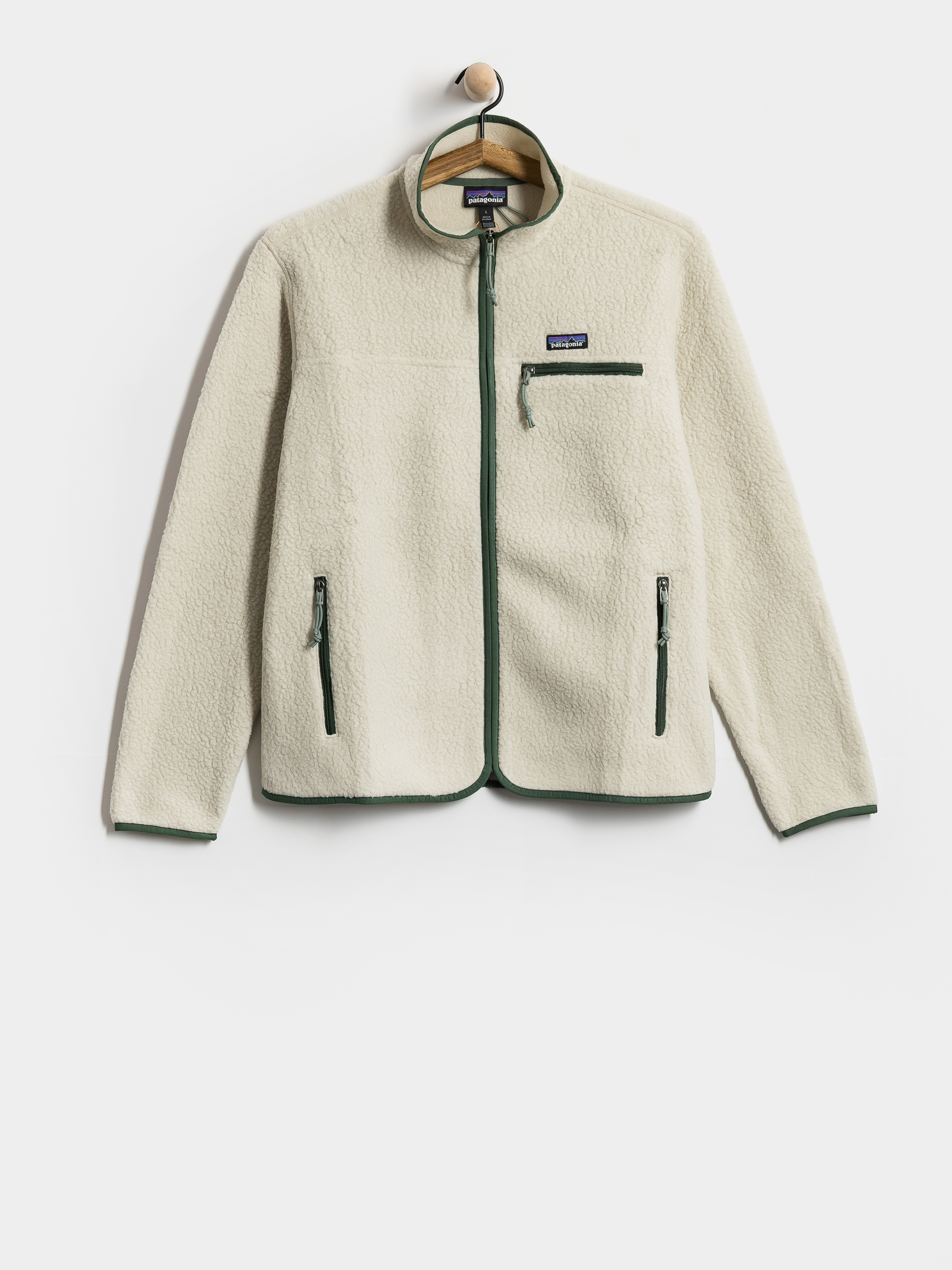 Geacă Patagonia Retro Pile (pelican w/canopy green)
