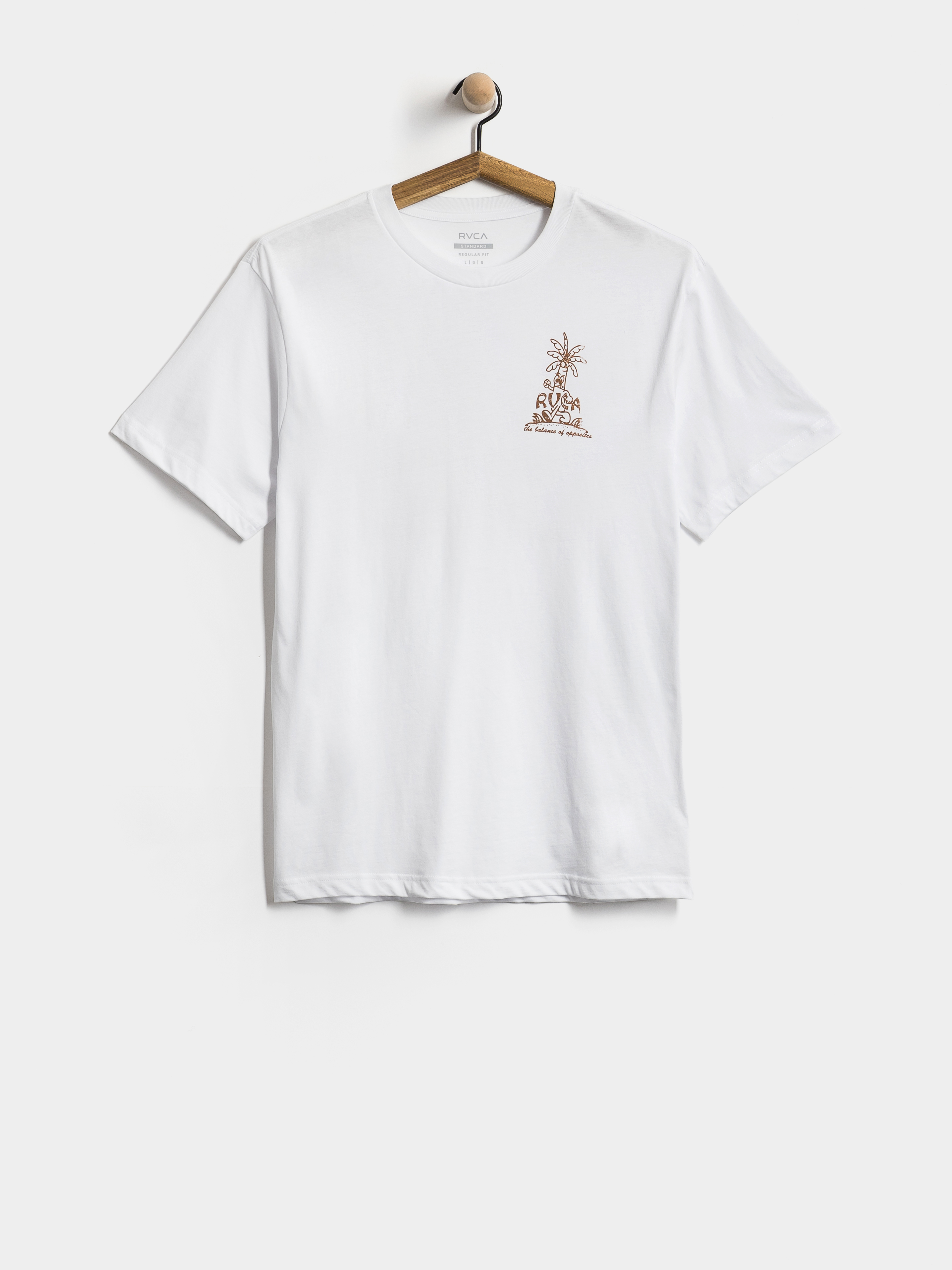 Tricou RVCA Mad Local (white)