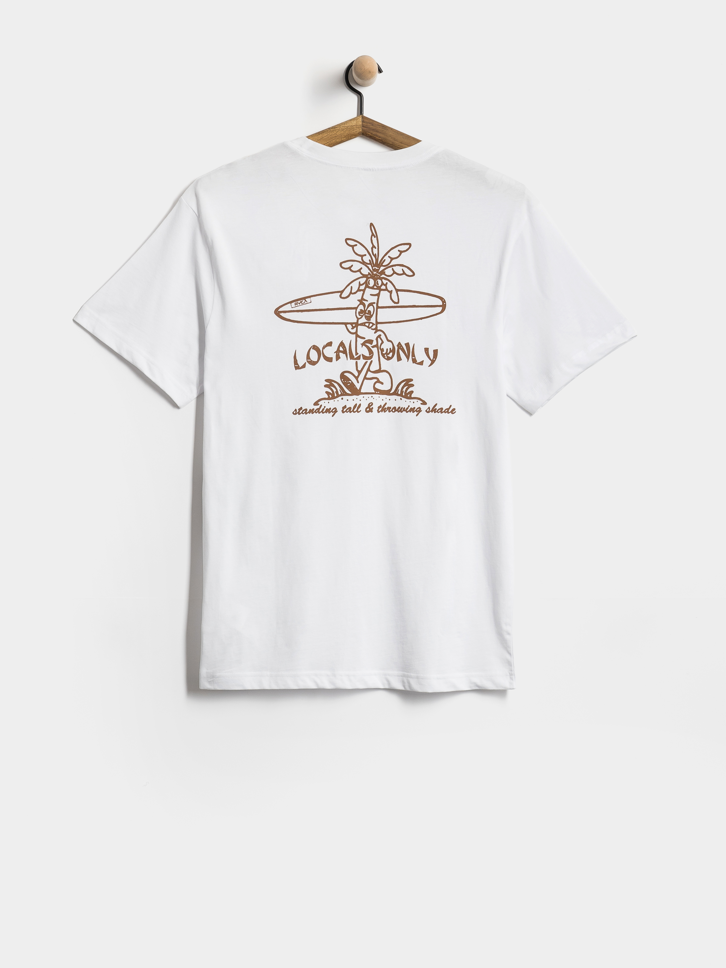 Tricou RVCA Mad Local (white)