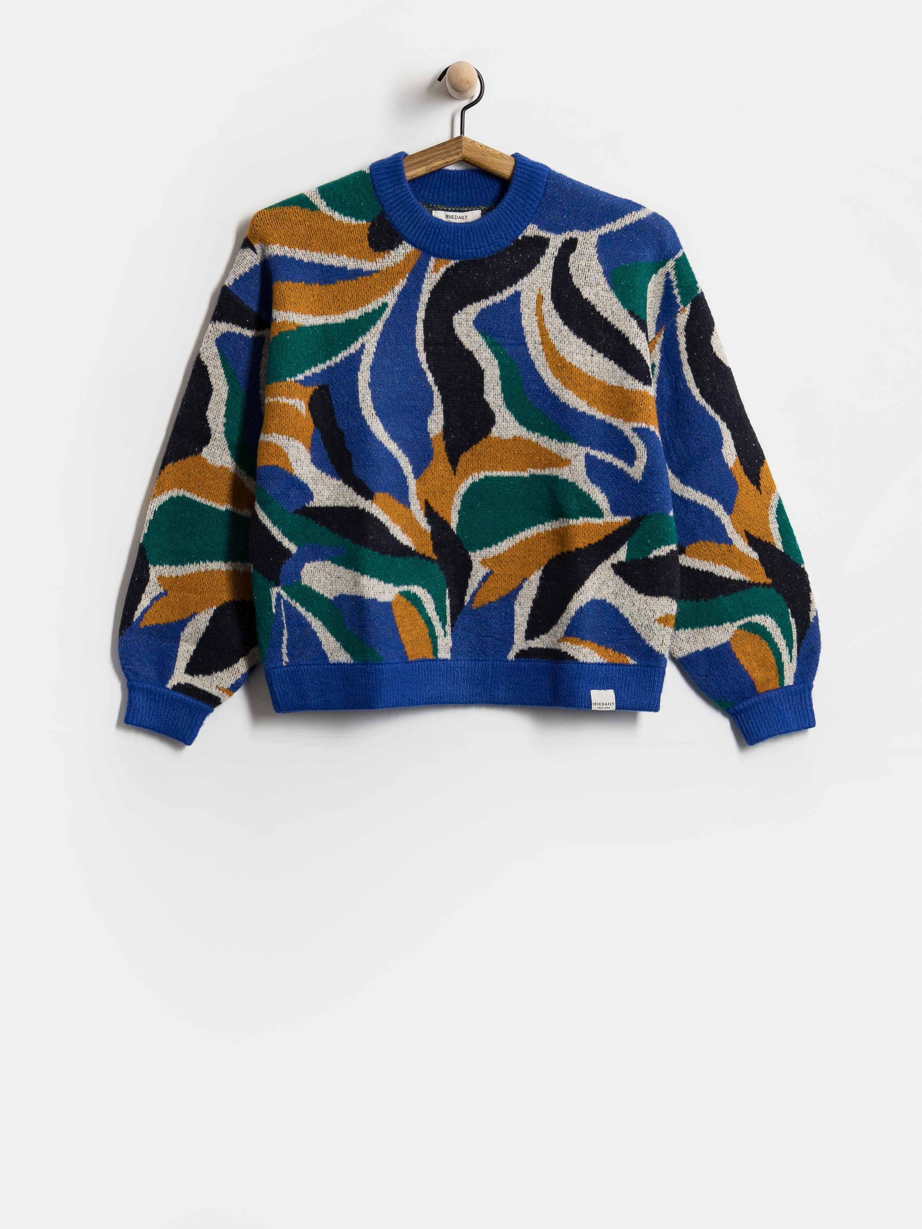 Pulover Iriedaily Boxy Fluff Wmn (blue green)