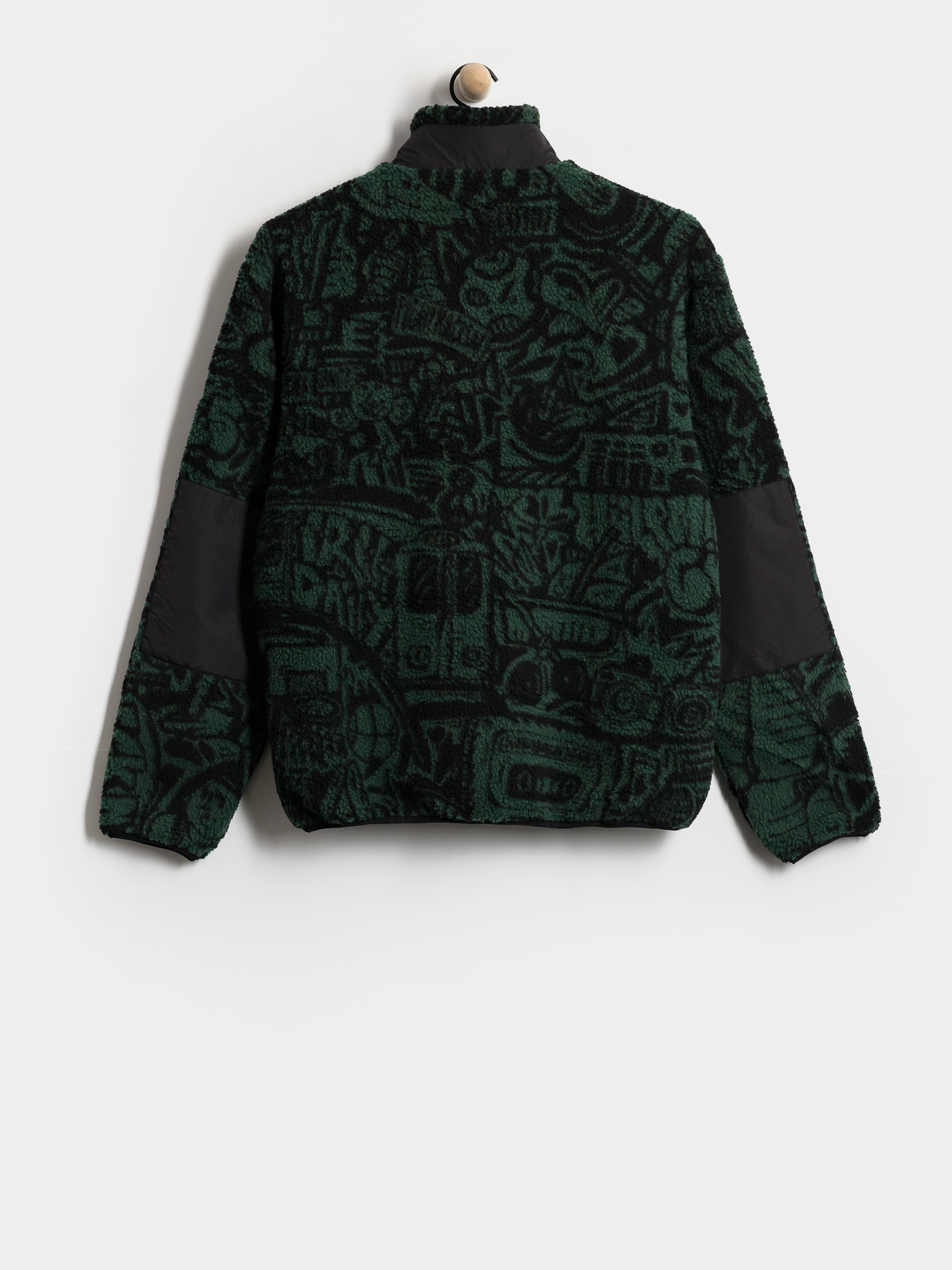 Pentru bărbați Hanorac din fleece Iriedaily Flawless (green black)