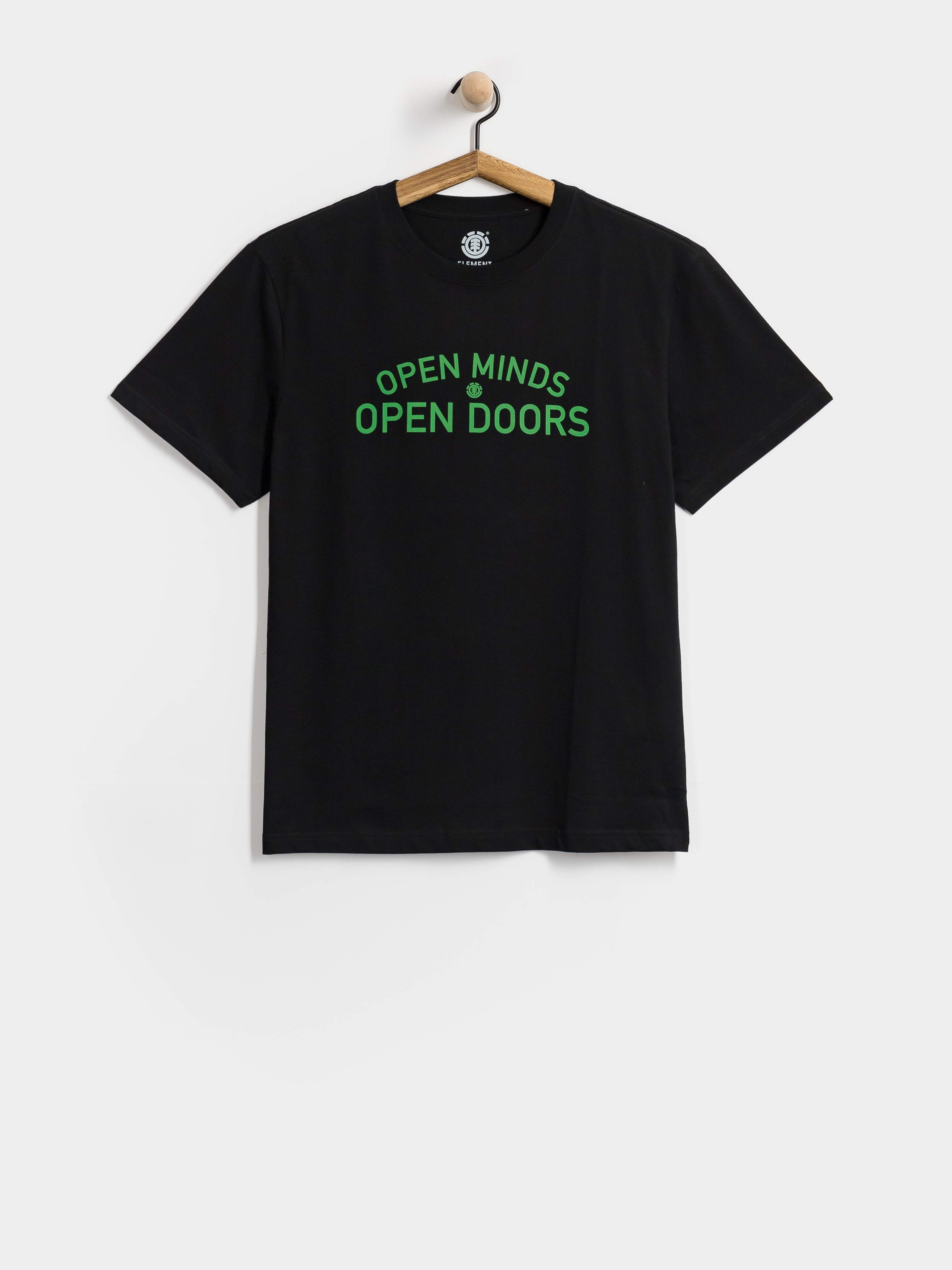 Tricou Element Open Mind (flint black)