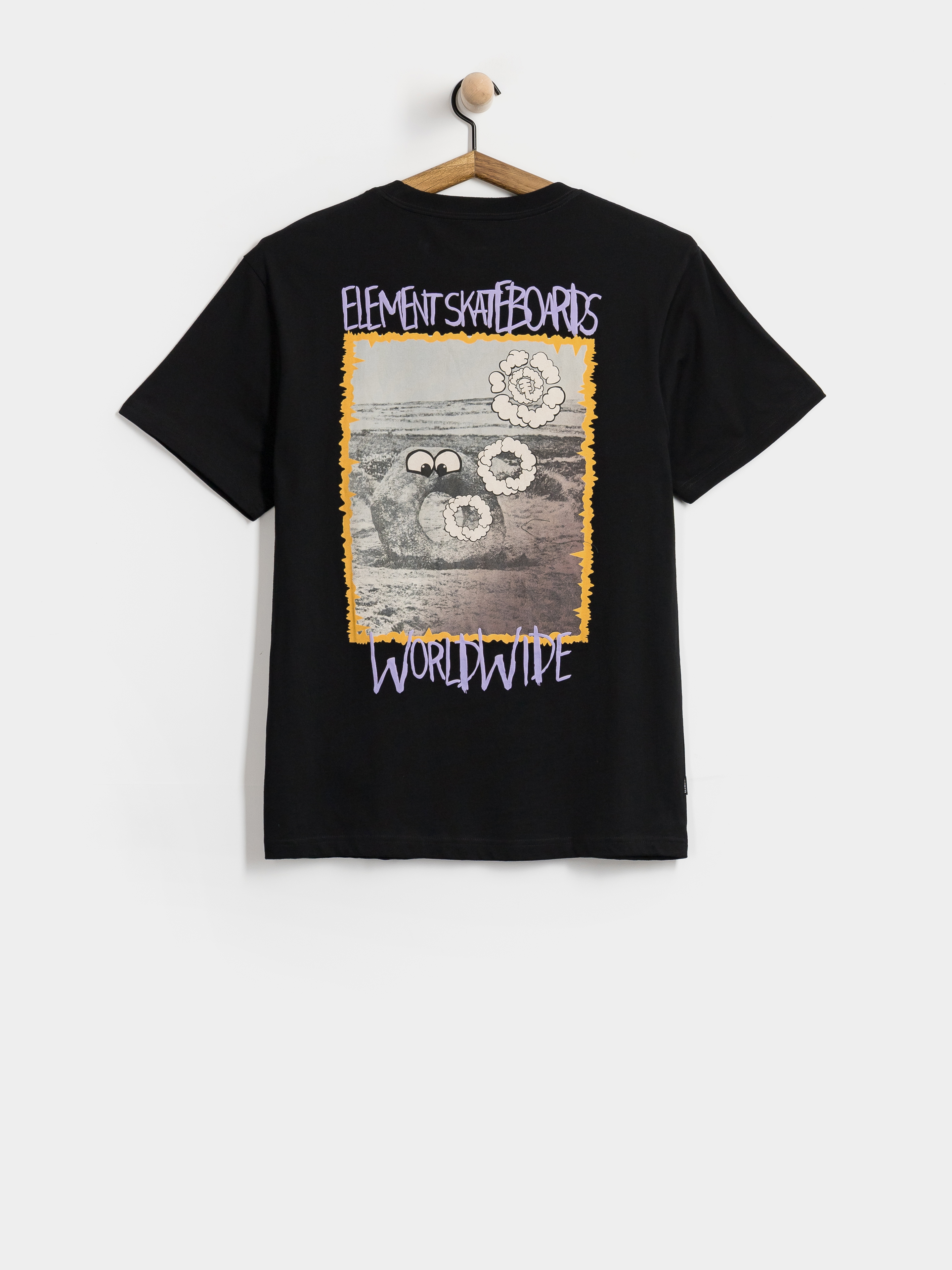 Tricou Element Couching (flint black)
