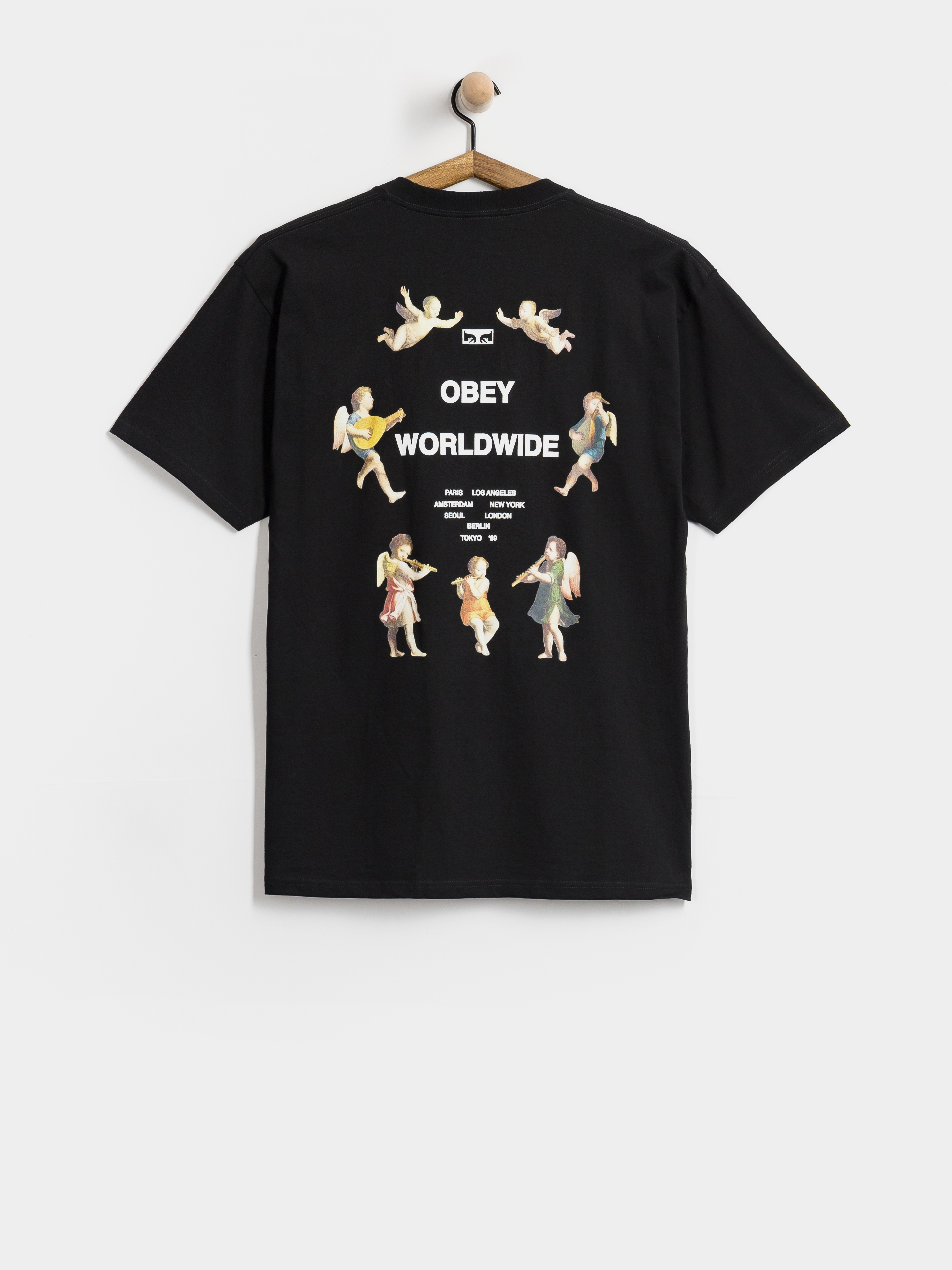 Tricou OBEY Angels Above (black)