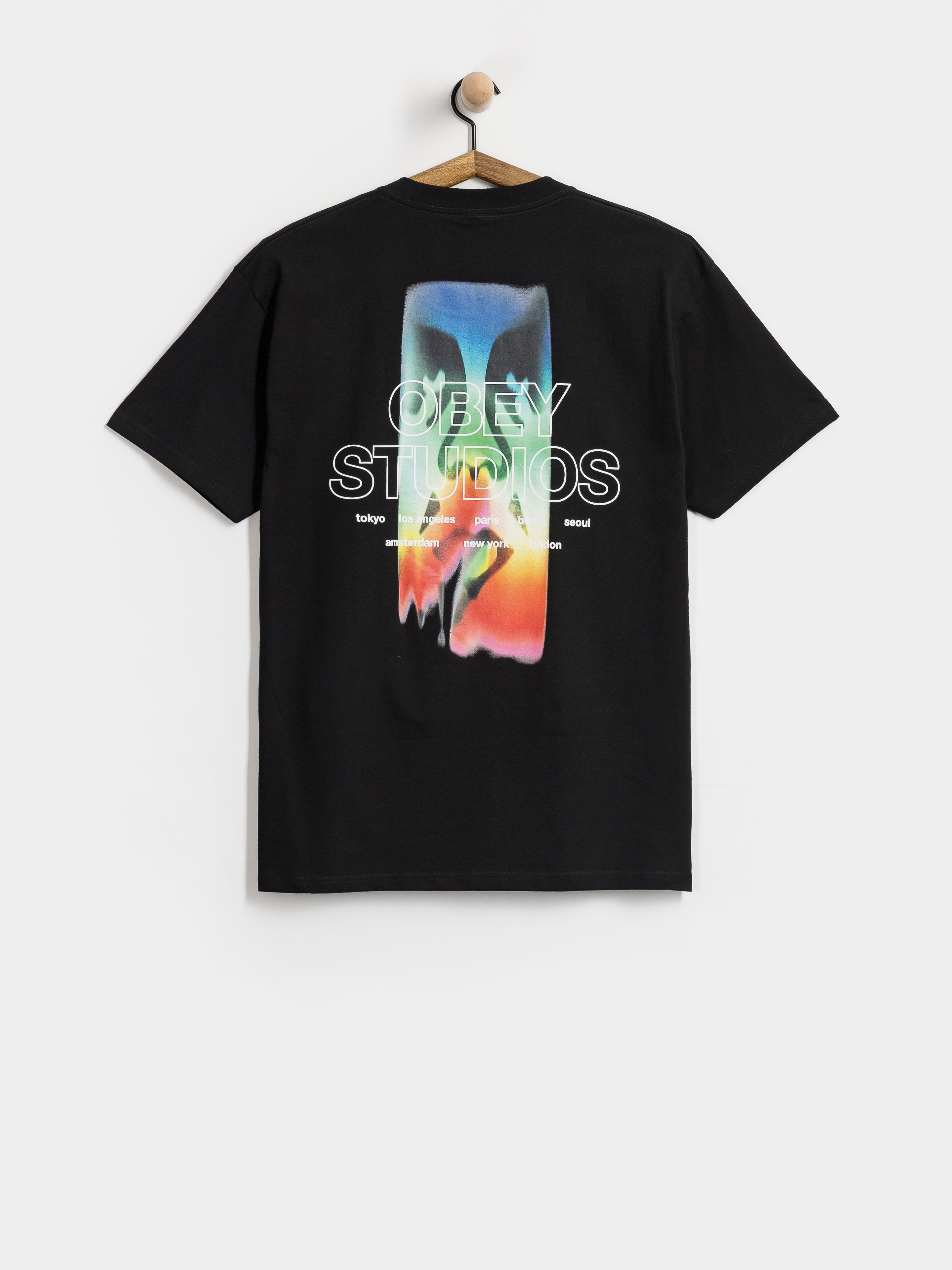 Tricou OBEY Spectrum (black)