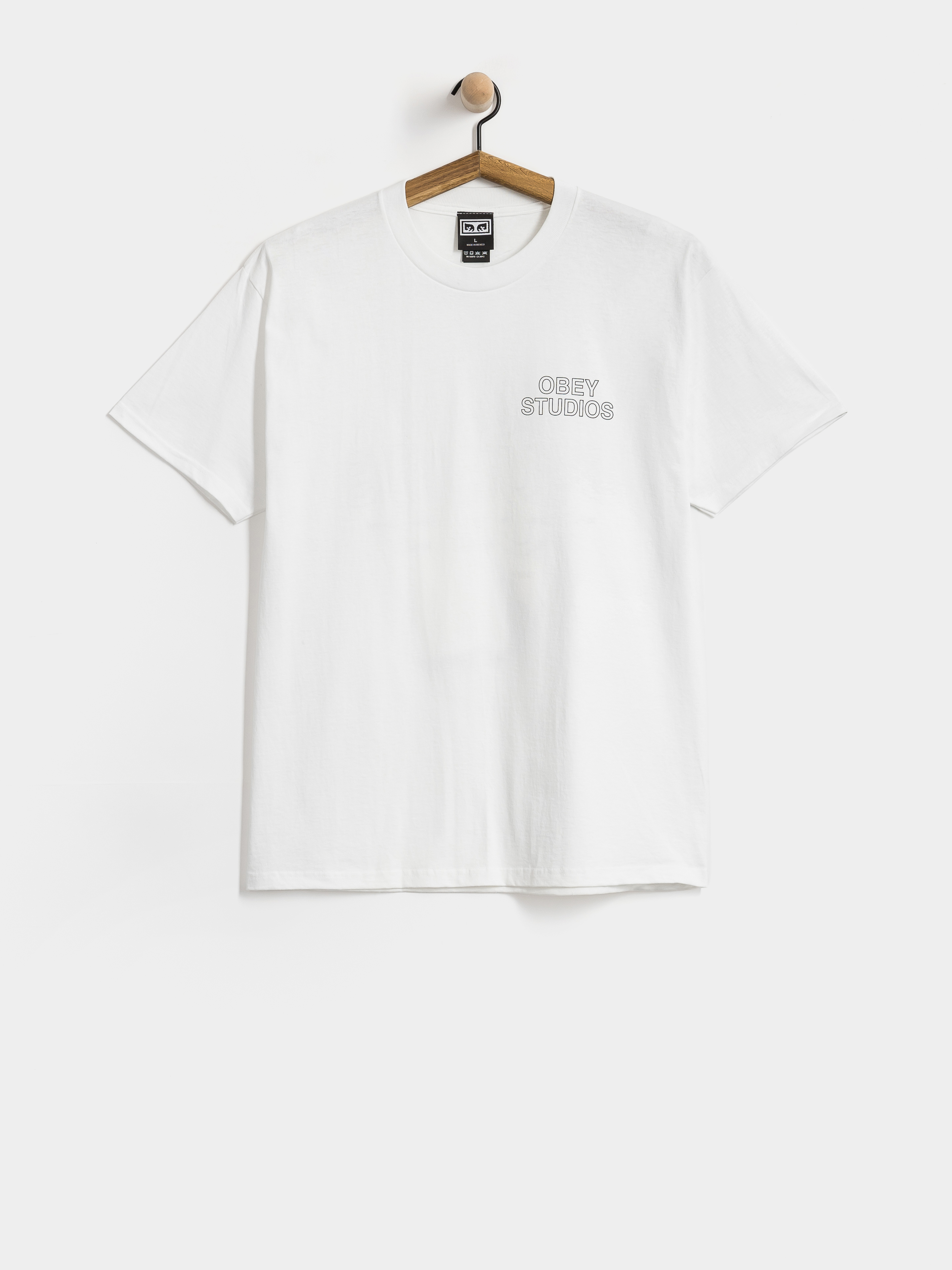 Tricou OBEY Spectrum (white)