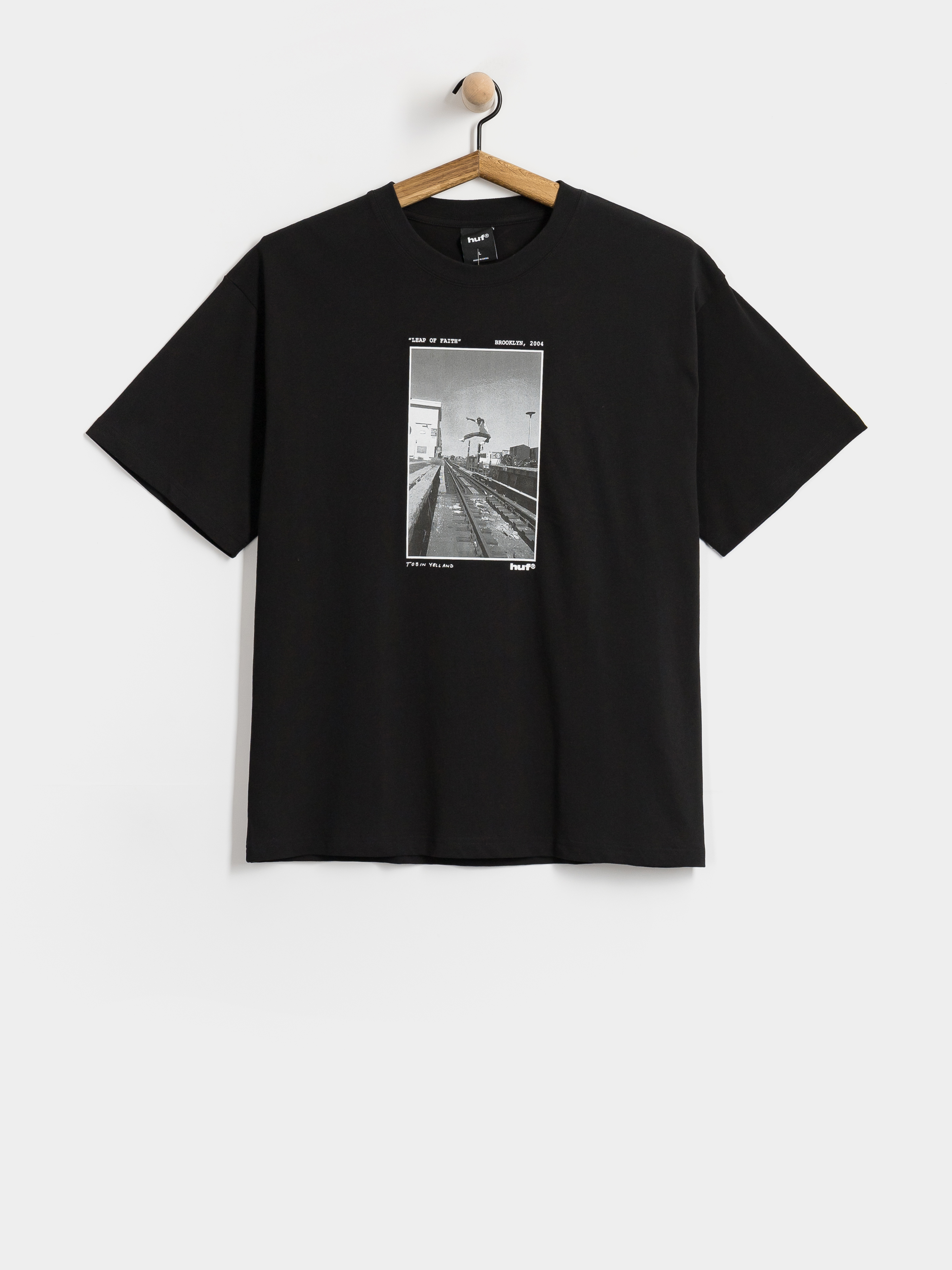 Tricou HUF Taking The Leap (black)