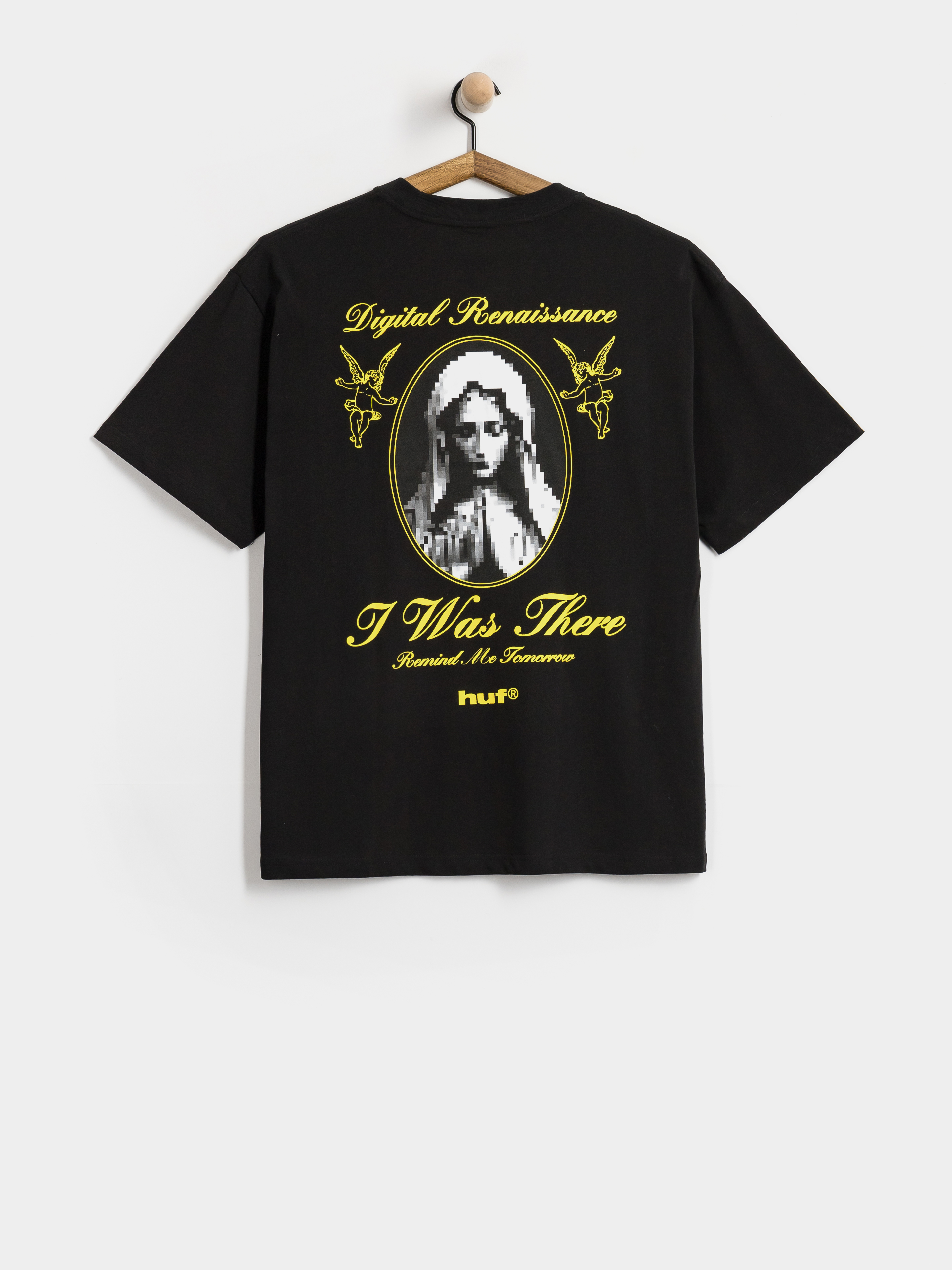 Tricou HUF Digital Renaissance (black)