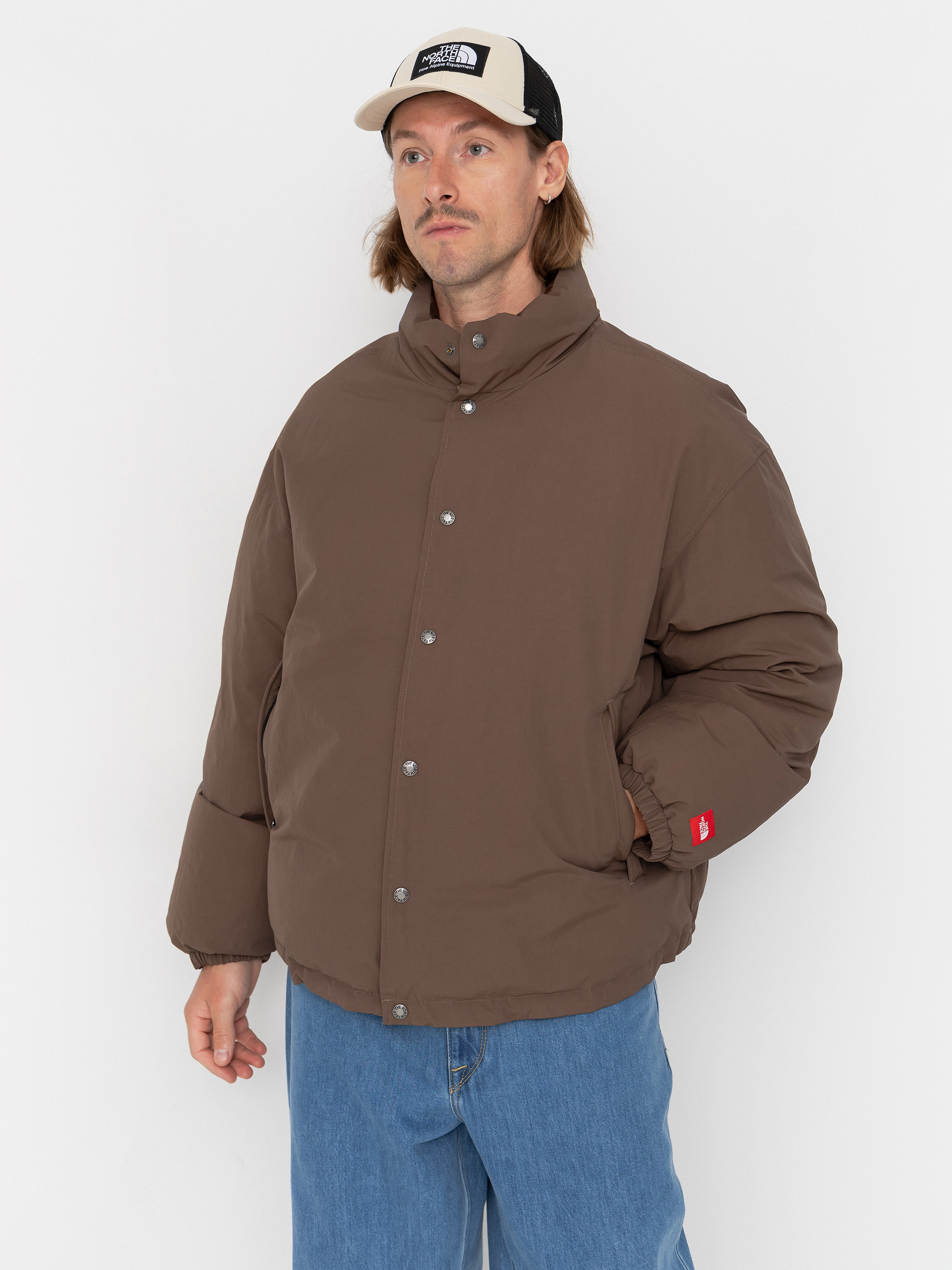 Geacu0103 The North Face Red Box Down (smokey brown)