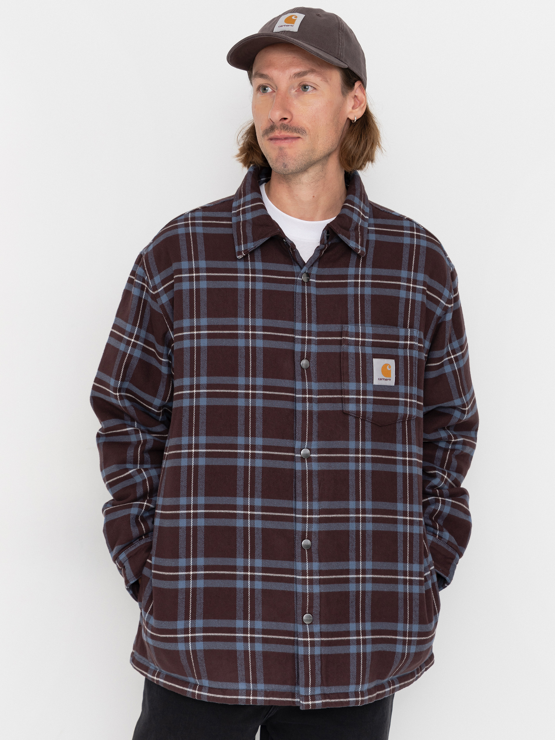 Geacă Carhartt WIP Baird (baird check palisander)
