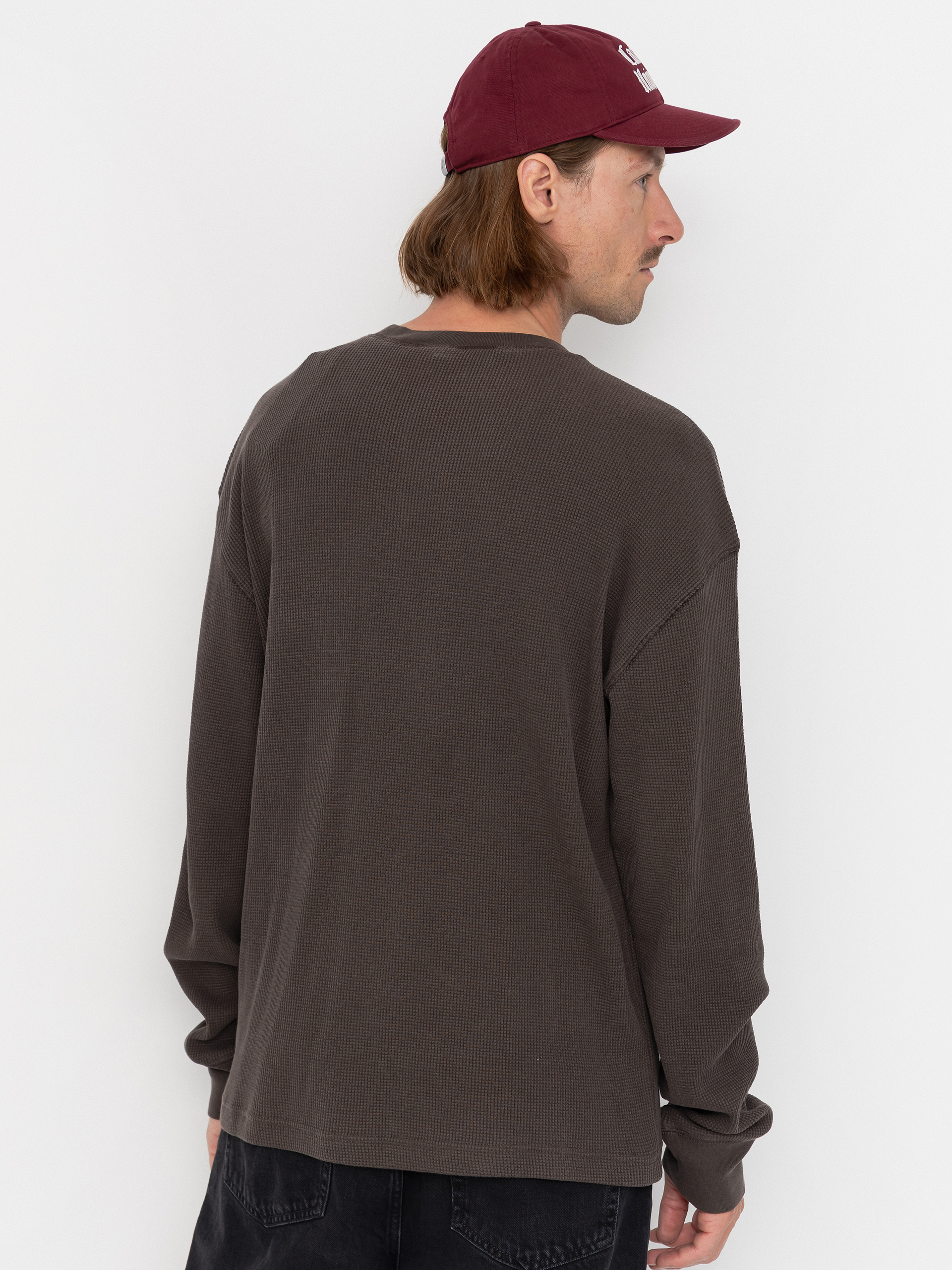 Longsleeve Carhartt WIP Vista Waffle (tobacco/garment dyed)