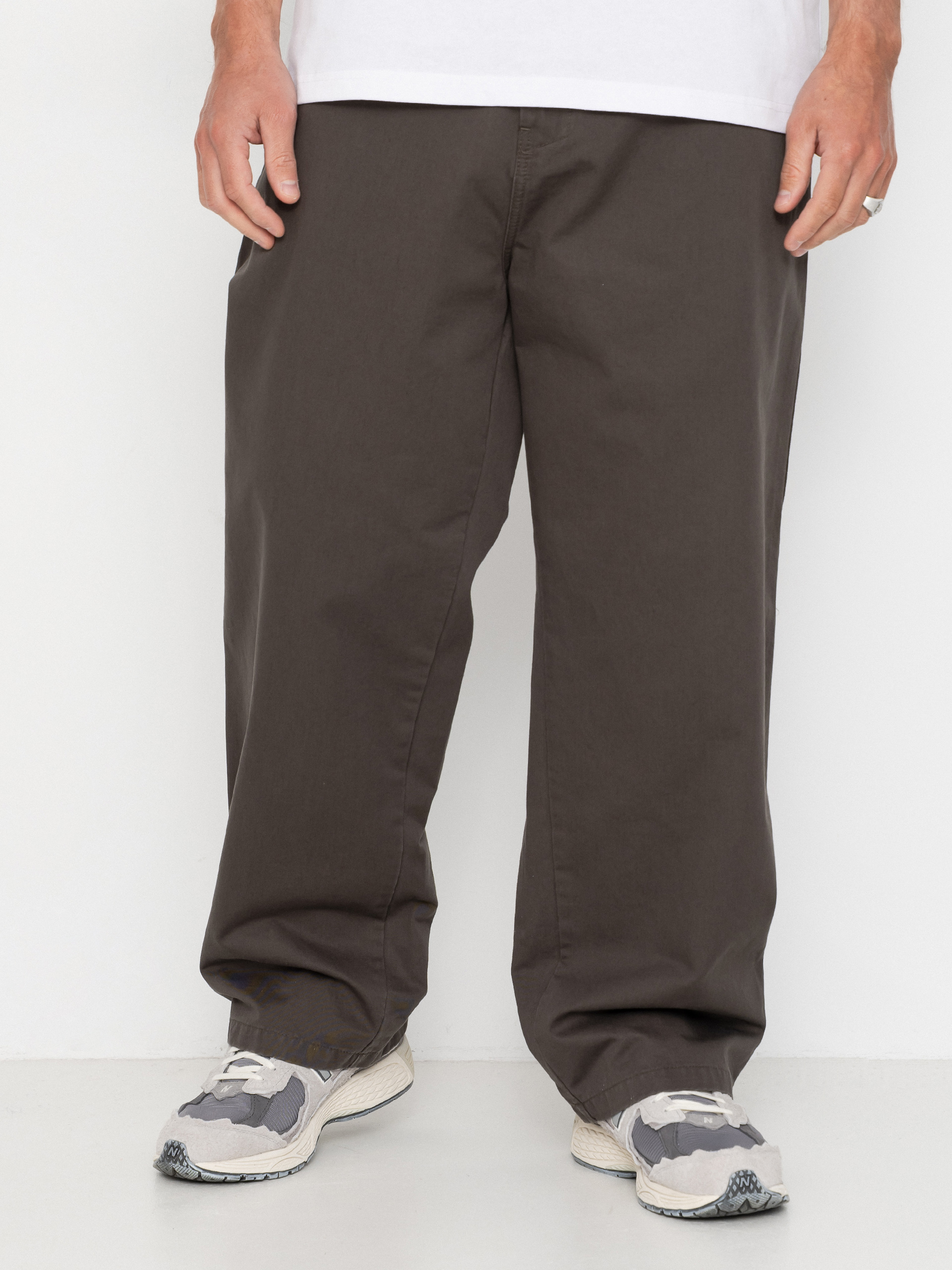 Pantaloni Carhartt WIP Brady (shungite/stone washed)