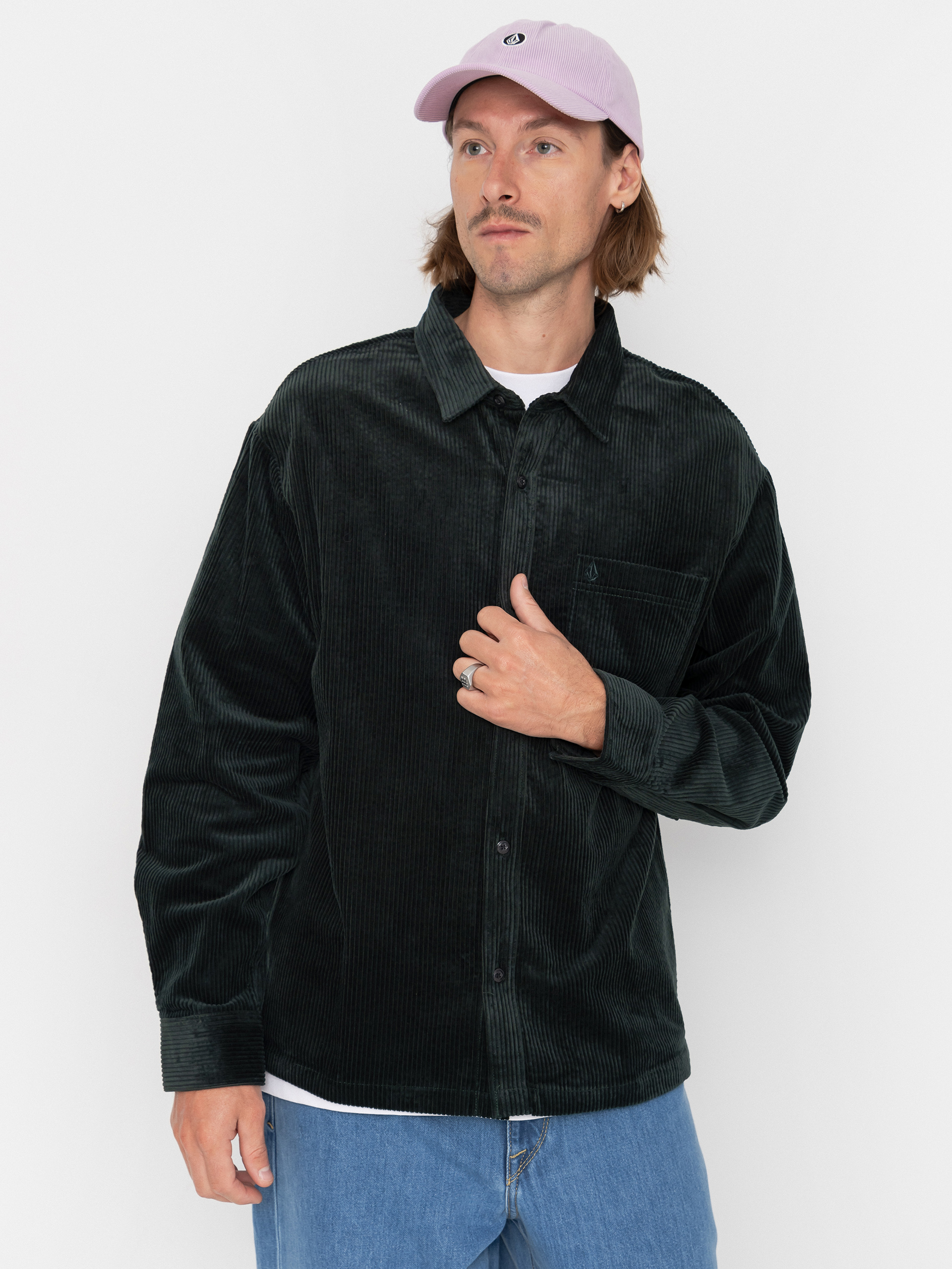 Cu0103mau0219u0103 Volcom Fostered II Cord Ls (scarab)