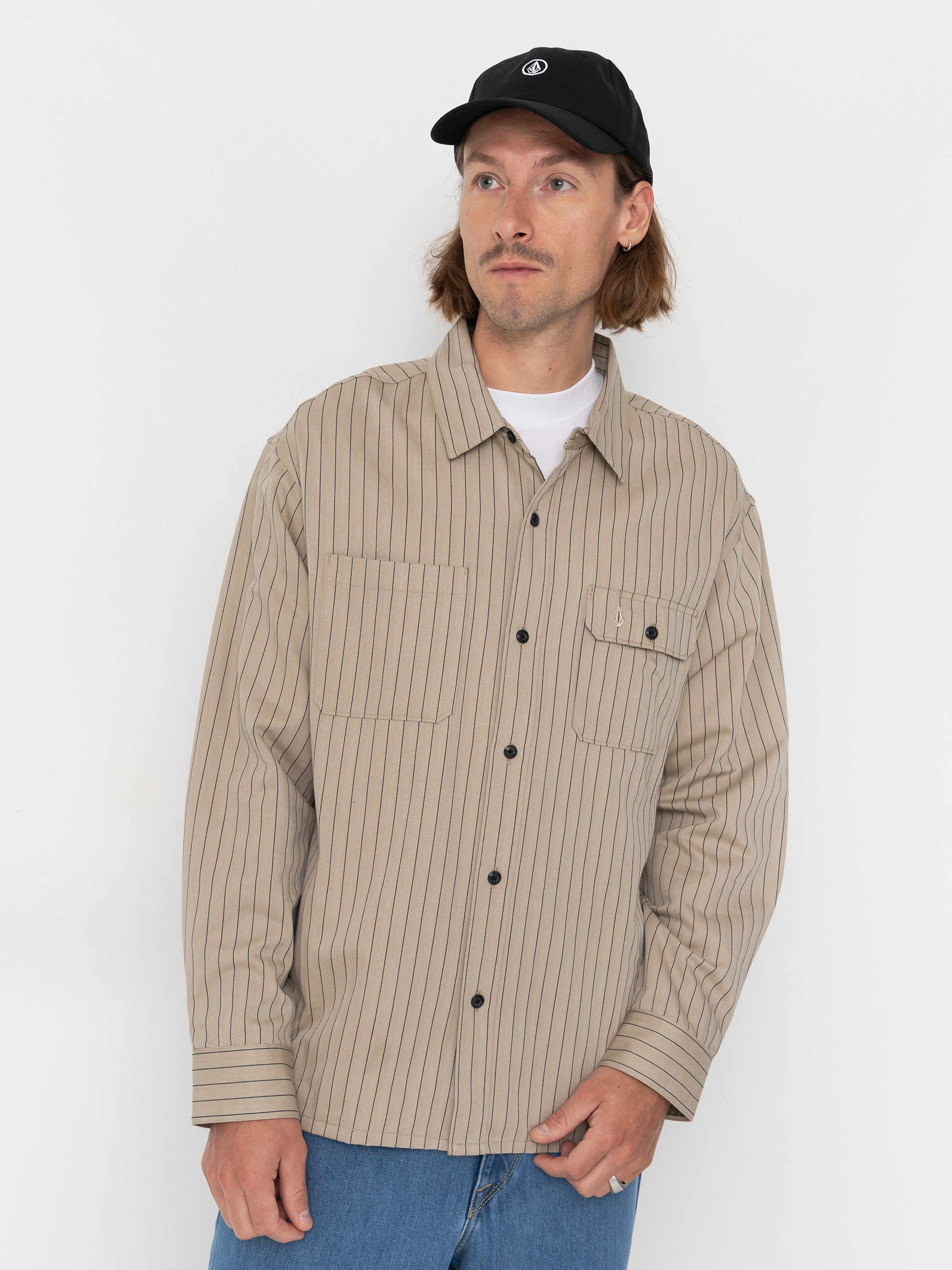 Cămașă Volcom Tradestone Ls (light khaki)