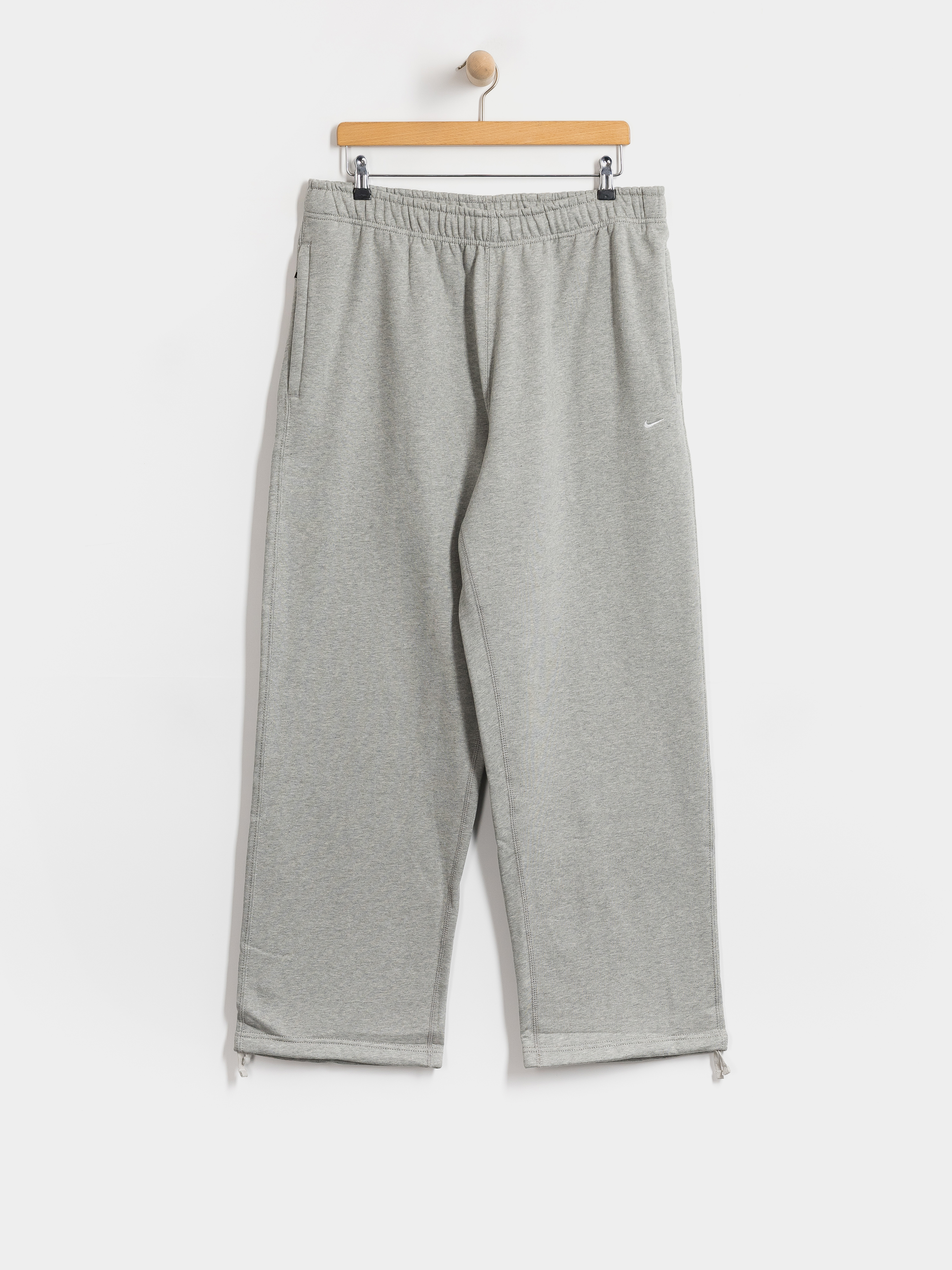 Pantaloni Nike SB Solo Swoosh Loose (dk grey heather/lt smoke grey/white)