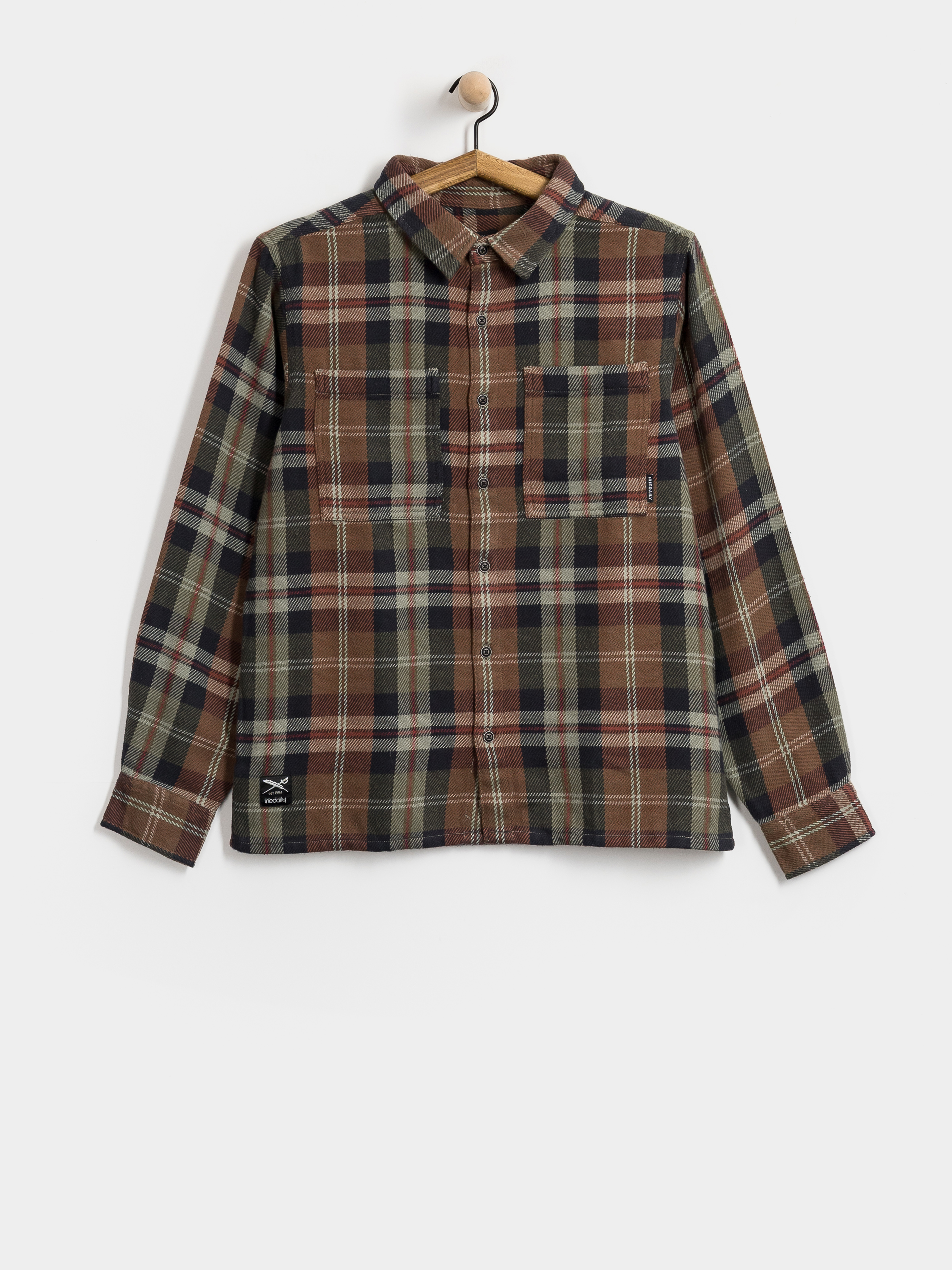 Cămașă Iriedaily Chillax Lumber (olive)