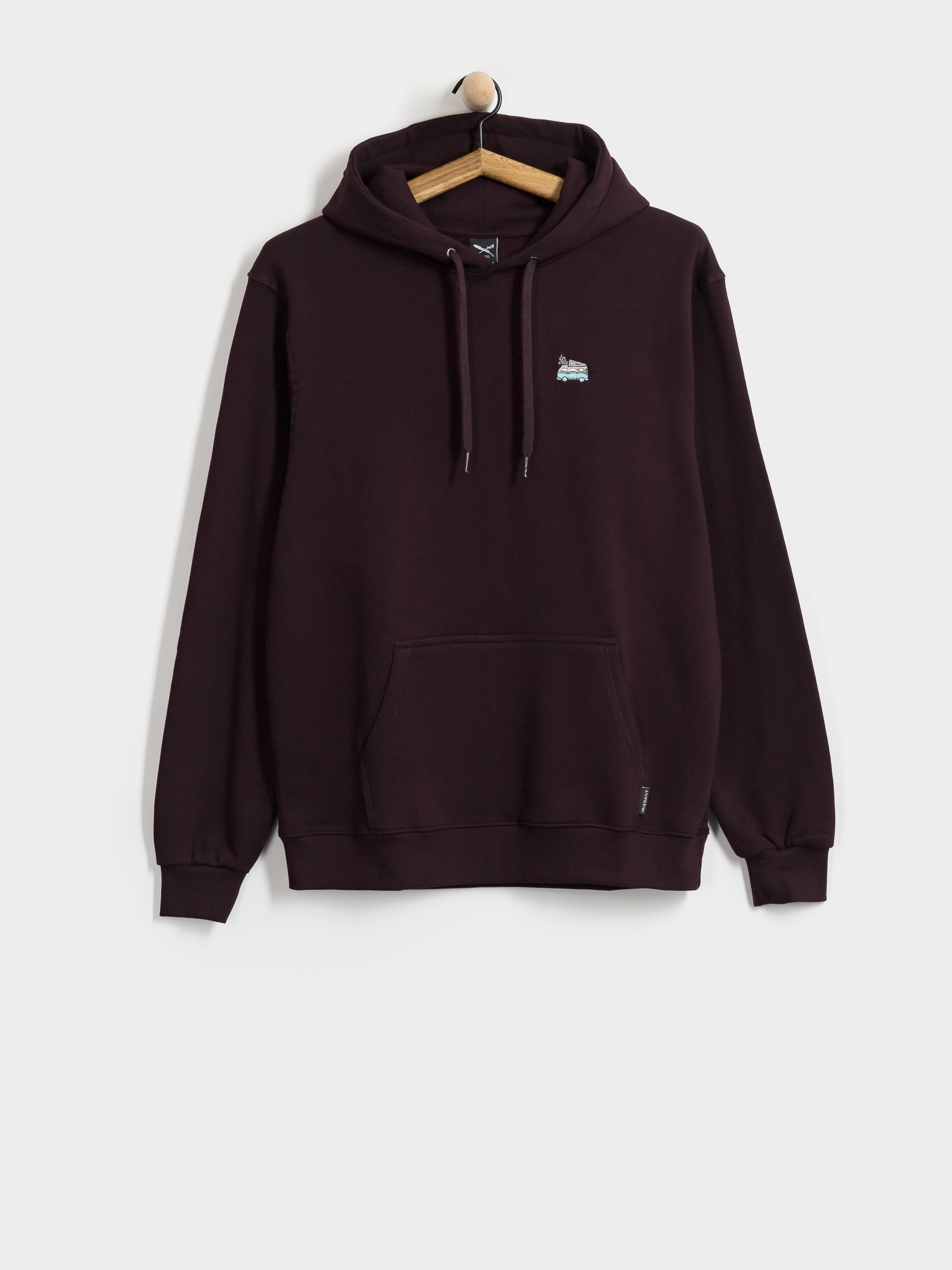Hanorac cu glugă Iriedaily Smokin Van HD (aubergine)