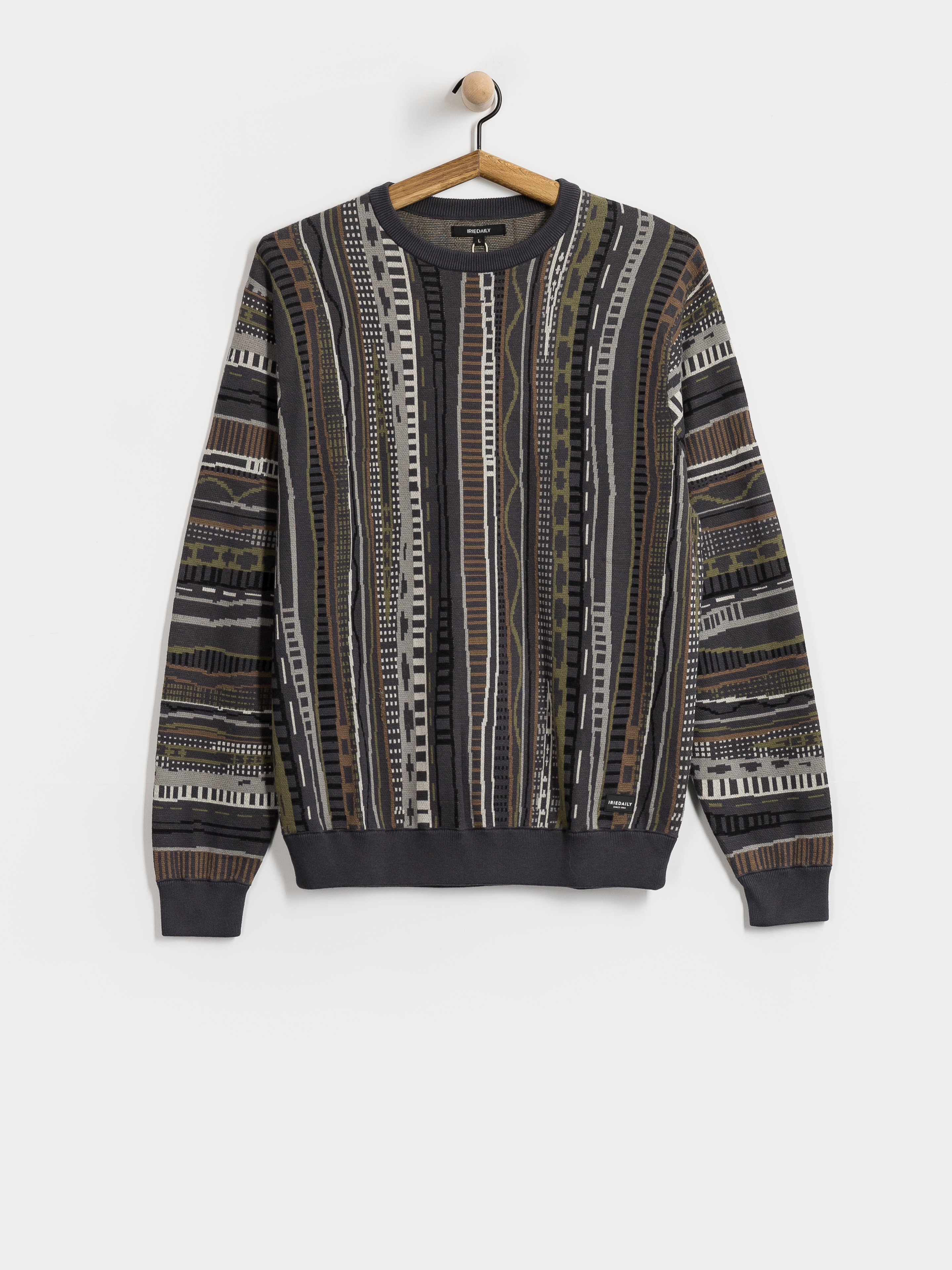 Pulover Iriedaily Theodore Knit (coal)