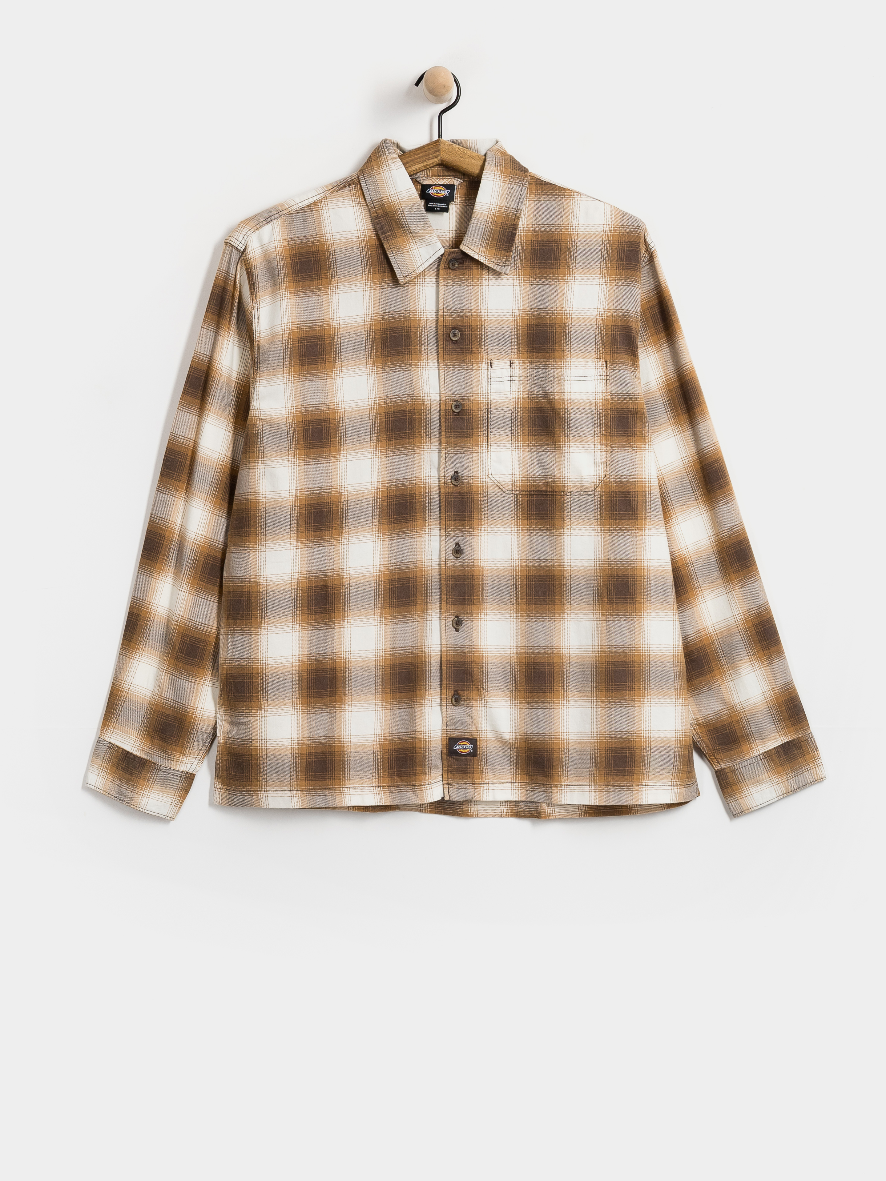 Cu0103mau0219u0103 Dickies Gulfport Flannel (chocolate brown)