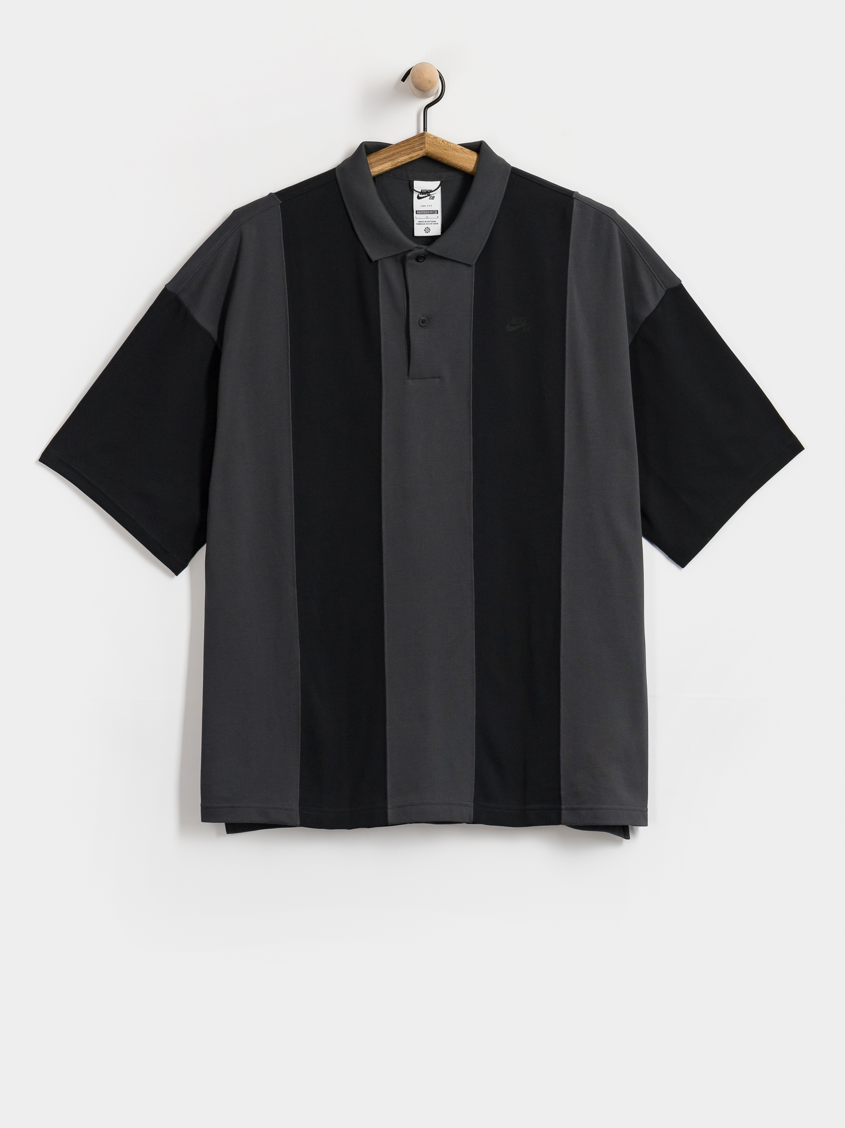 Tricou polo Nike SB Break (black/dk smoke grey/black)