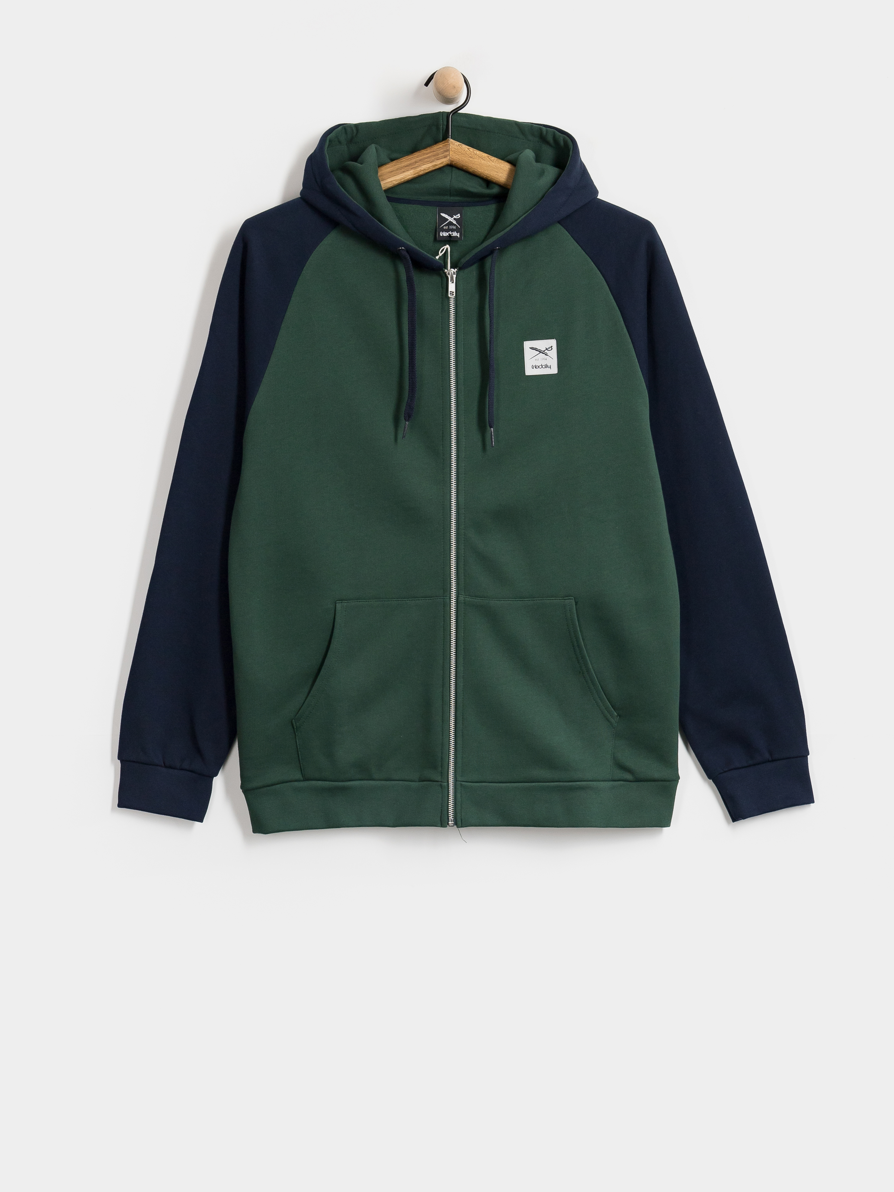 Hanorac cu glugă Iriedaily De College 2 ZHD (bottle green)
